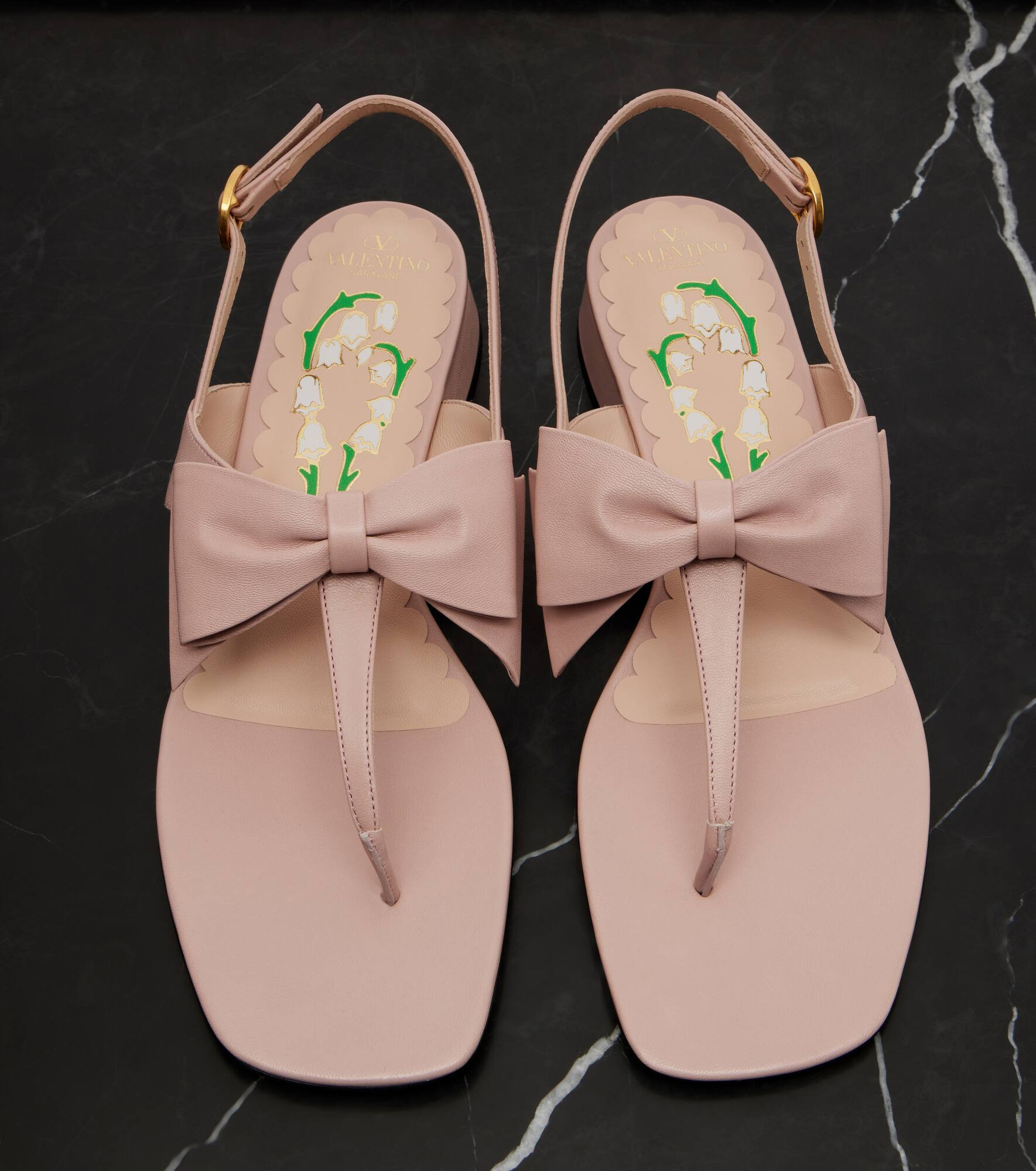 Bowow 25 leather thong sandals - 5