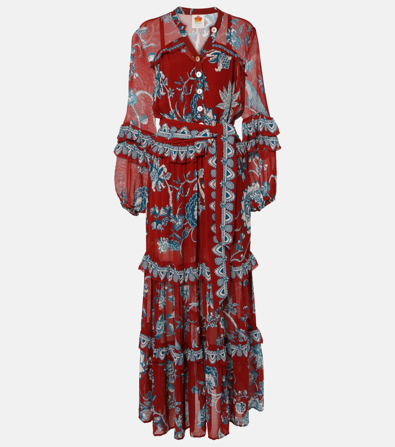 Tropical Landing ruffled maxi dress 1
