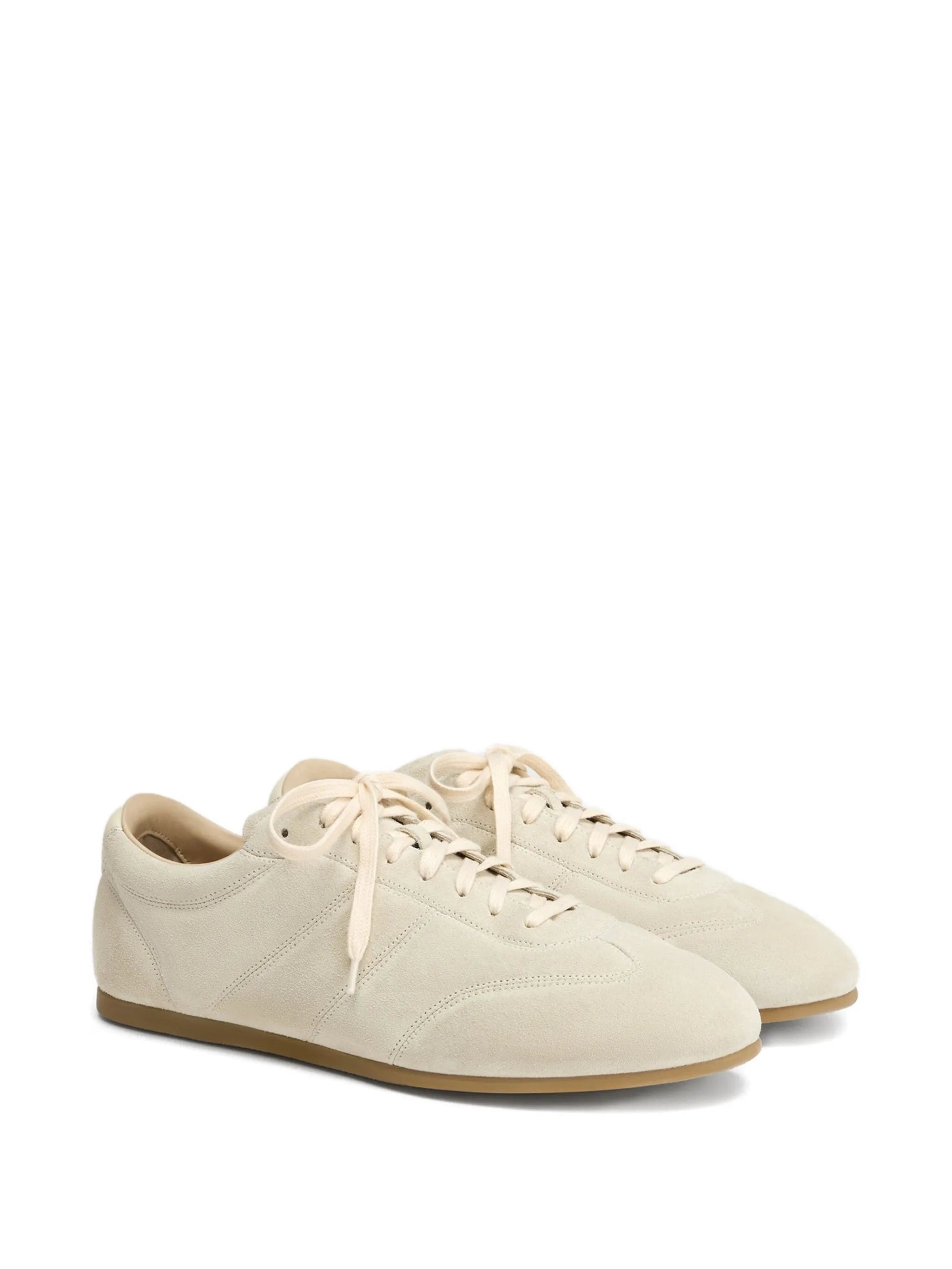 Lemaire Quilted Suede Sneakers - 4