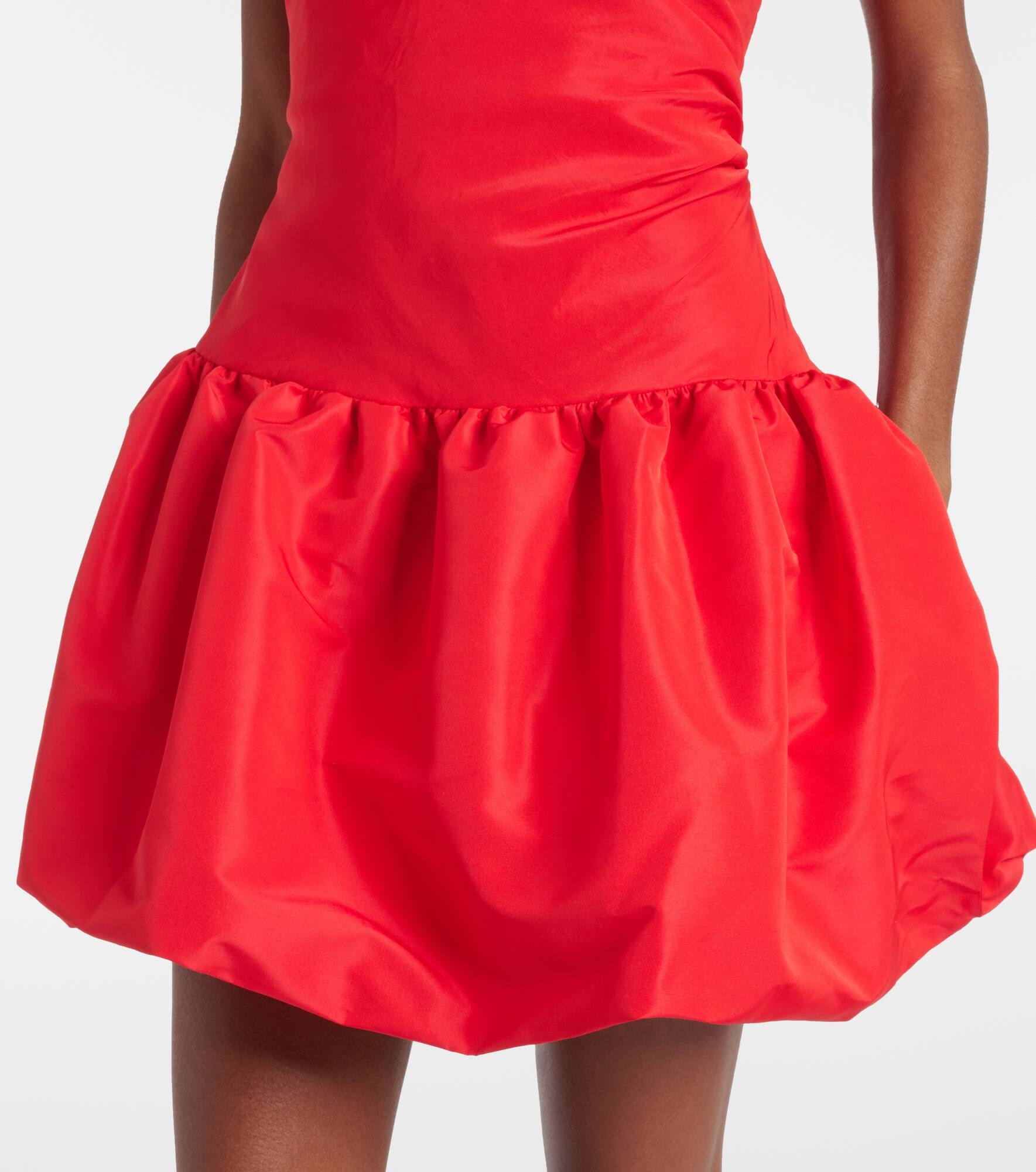 Asymmetric balloon minidress - 5