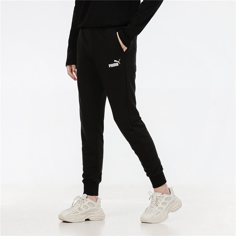 PUMA Sports Knit Breathable Casual Long Pants Black 588730-01 - 5