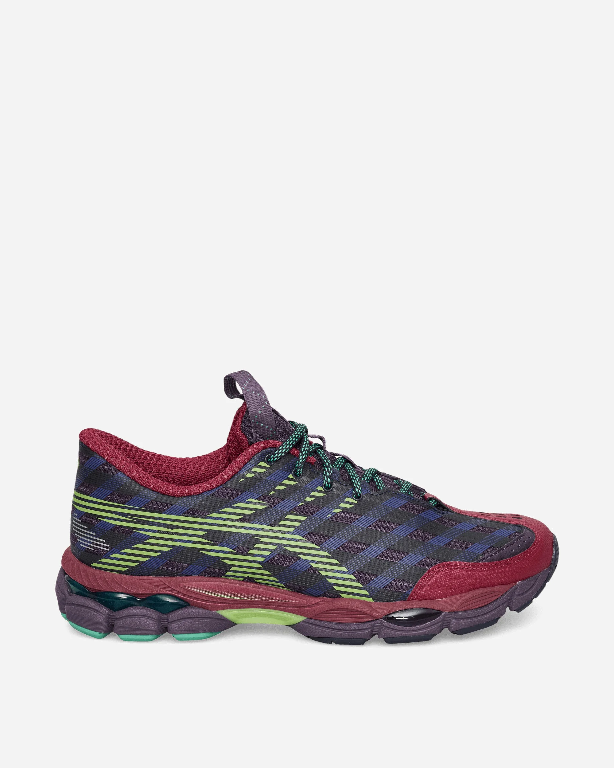 US8-S GEL-SJ33 Sneakers Deep Plum / Fresh Grass - 1
