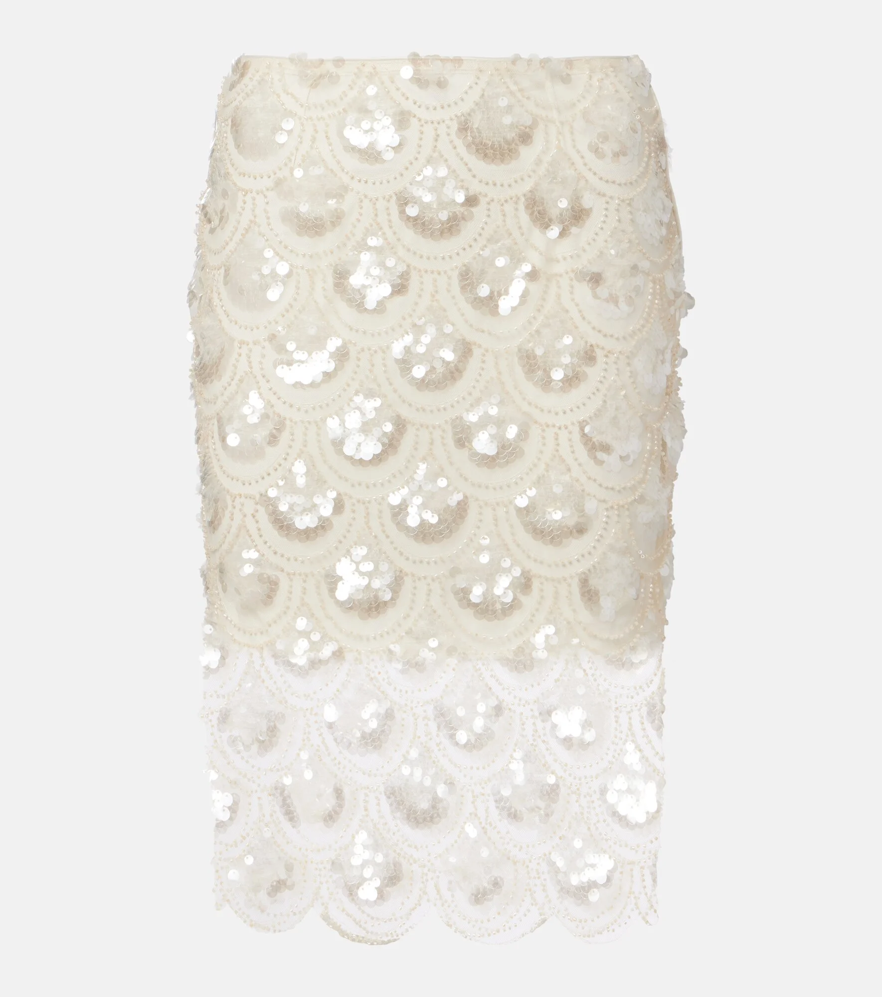 Embellished pencil skirt - 1