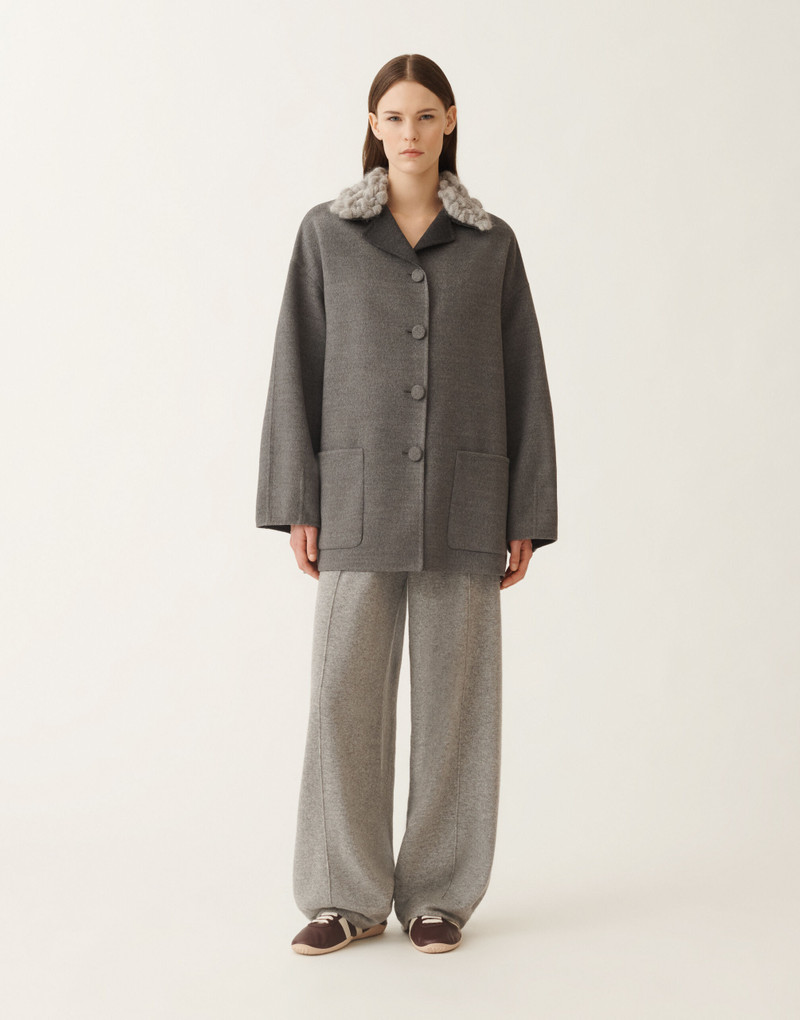 Double wool pea coat 3