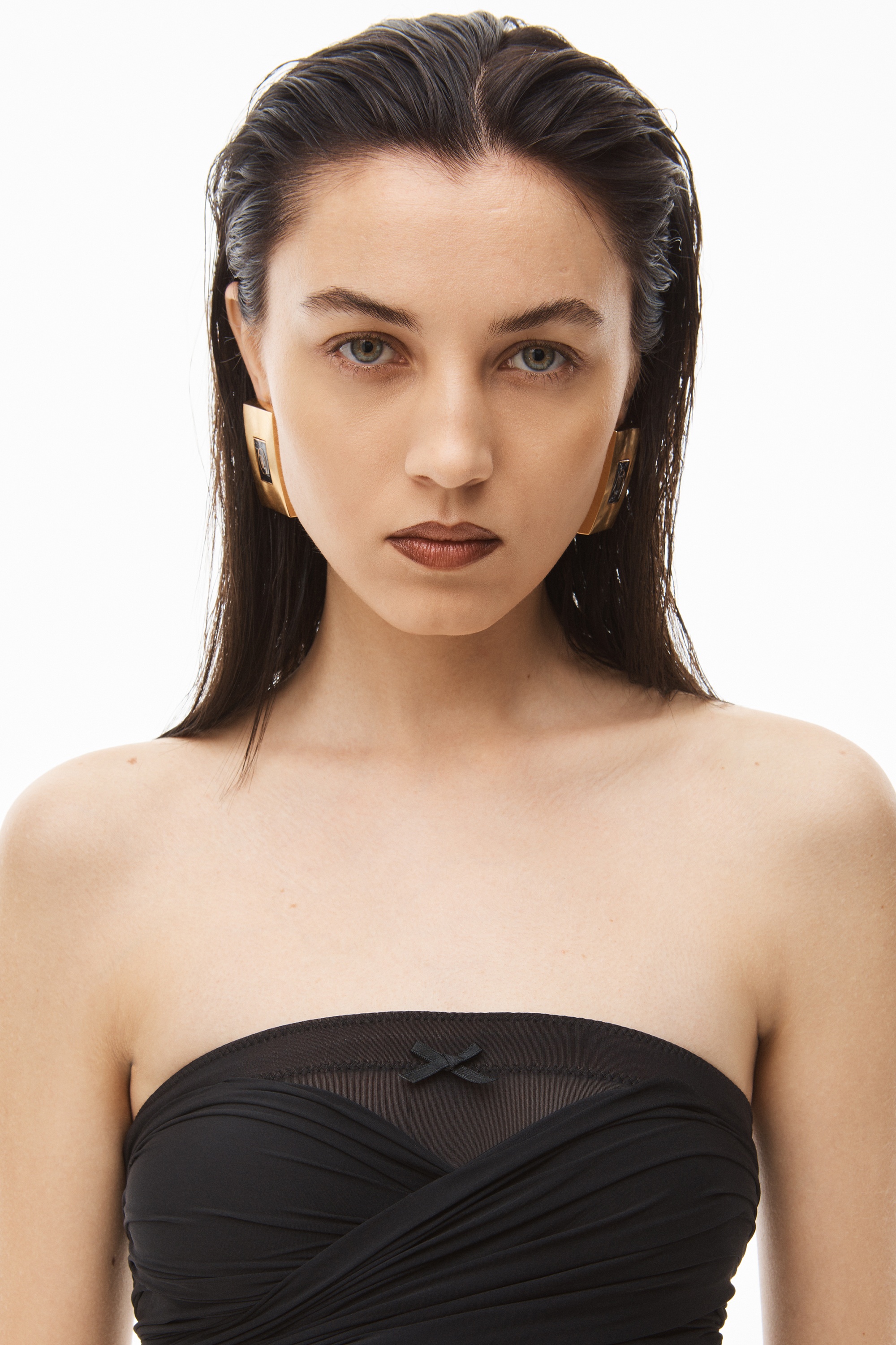 RUCHED TUBE DRESS IN STRETCH JERSEY - 4
