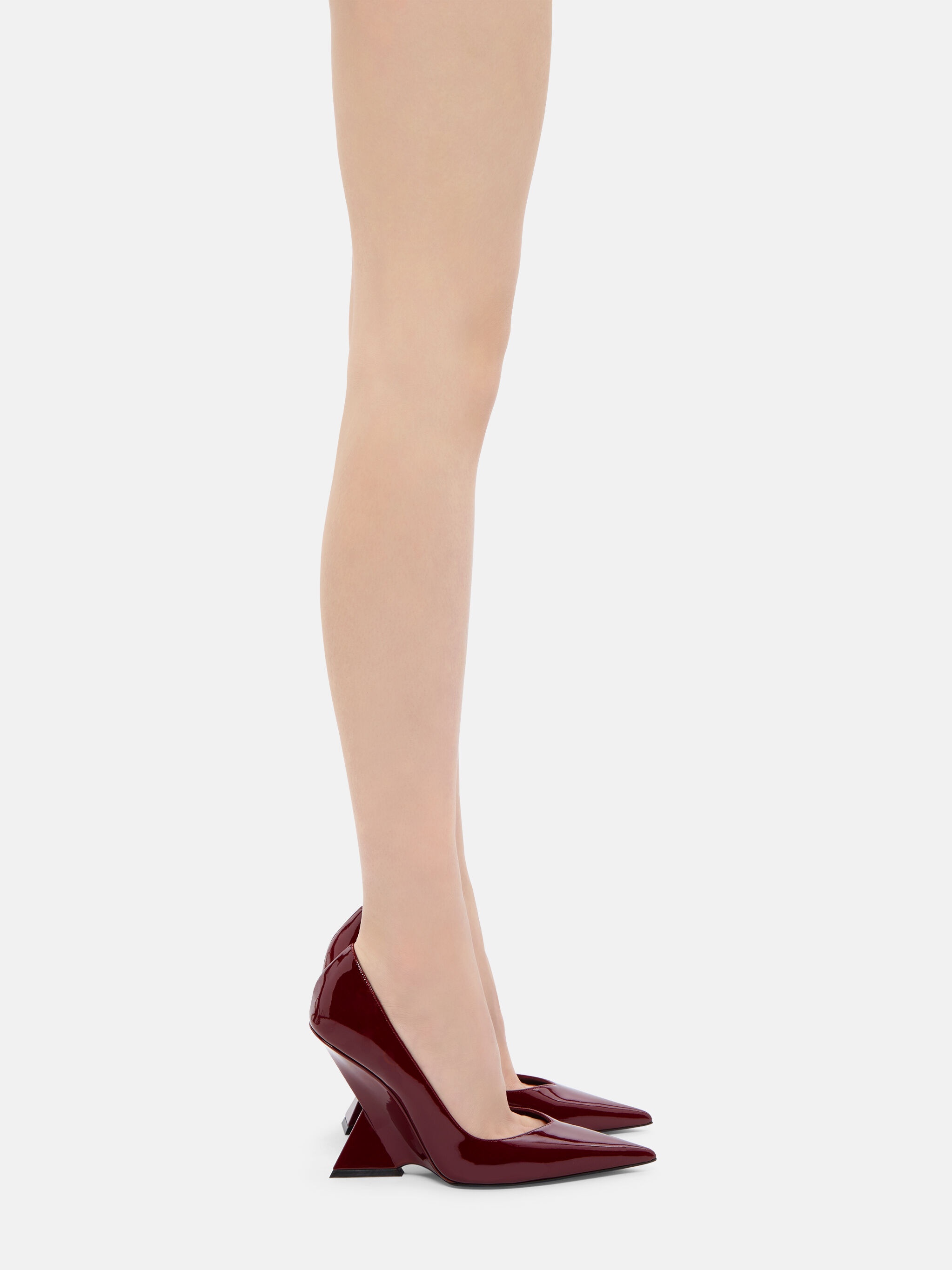 ''CHEOPE'' WINE RED PUMP - 2