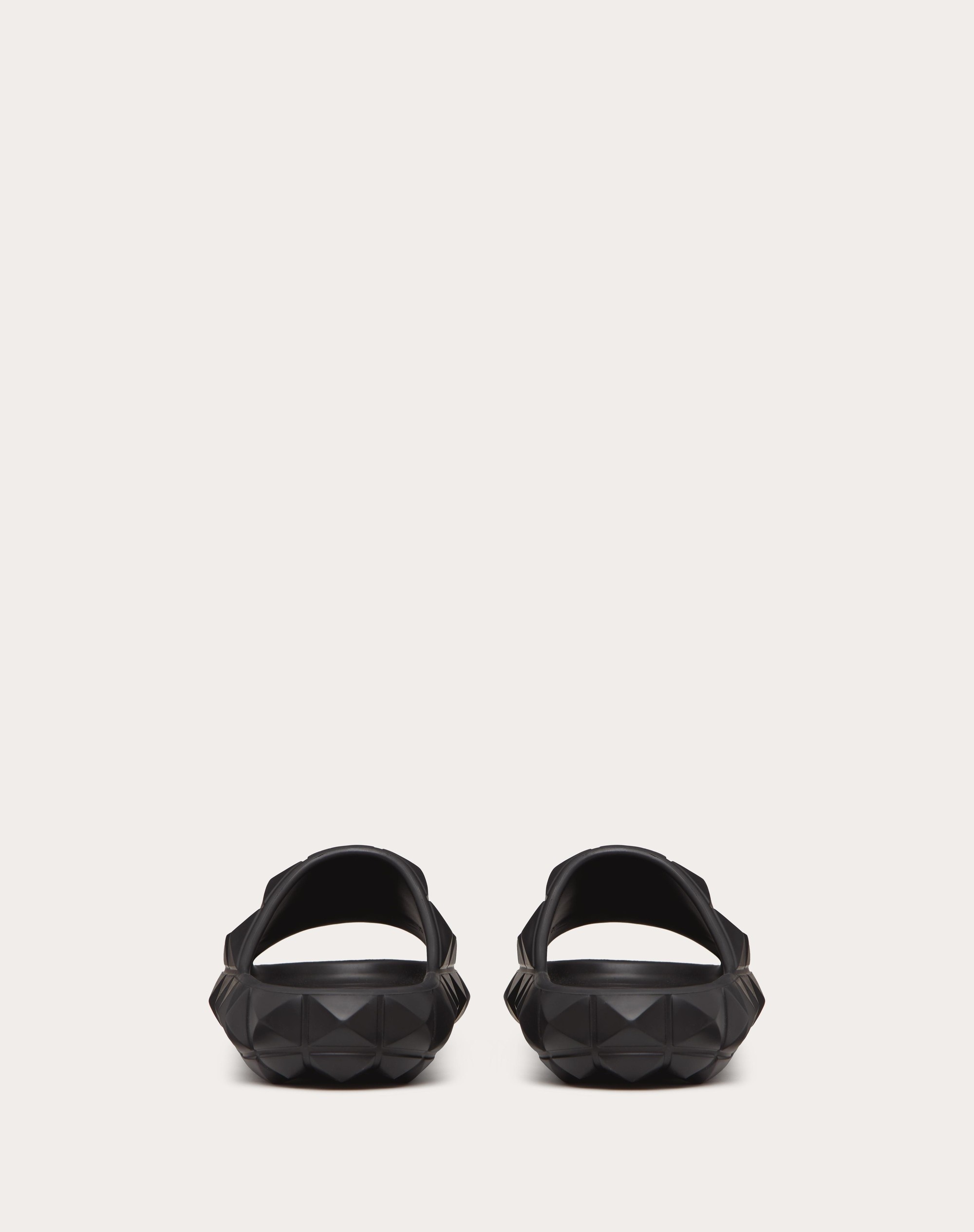 ROMAN STUD TURTLE SLIDE SANDAL IN RUBBER - 3