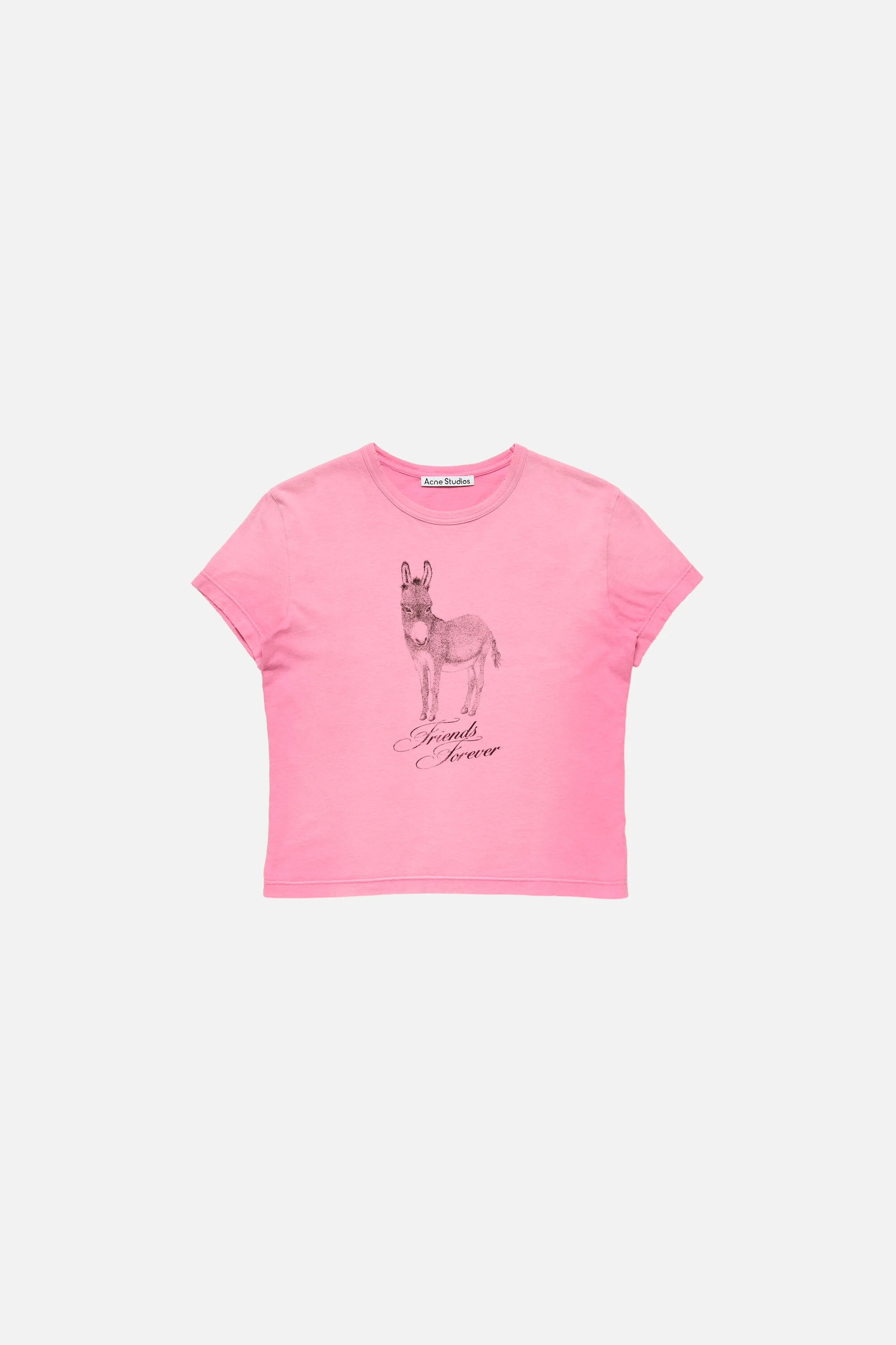 Fitted graphic t-shirt - Pink - 1