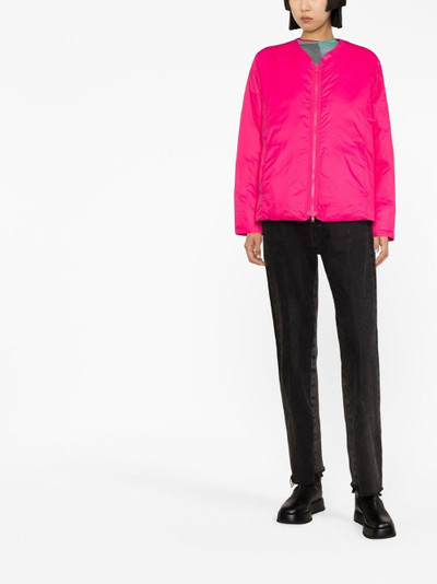 Yves Salomon zip-fastening padded jacket outlook