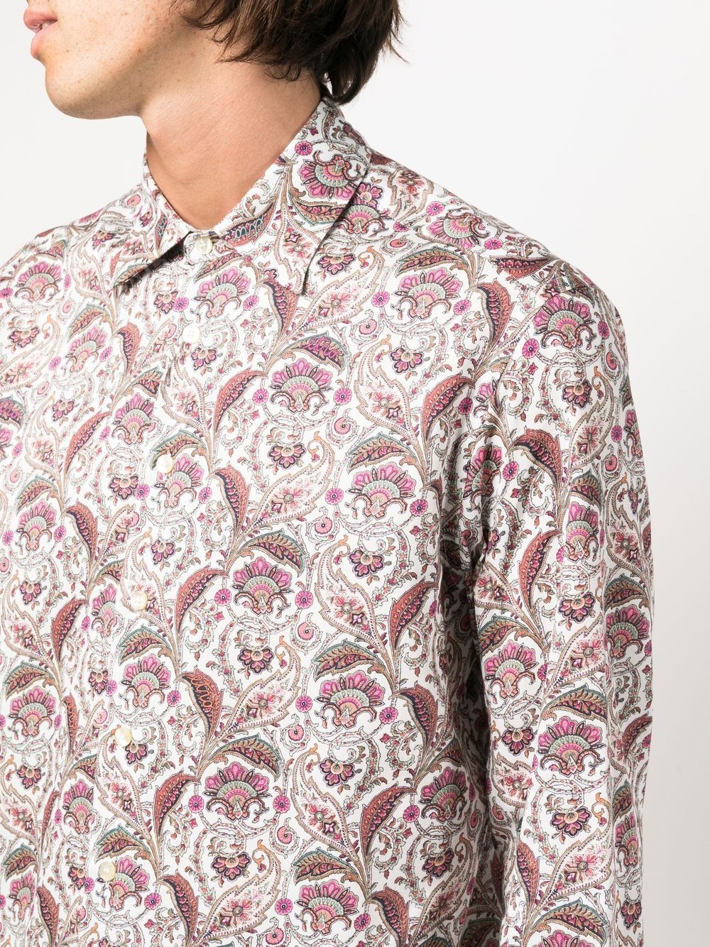 Floral Design cotton shirt - 5