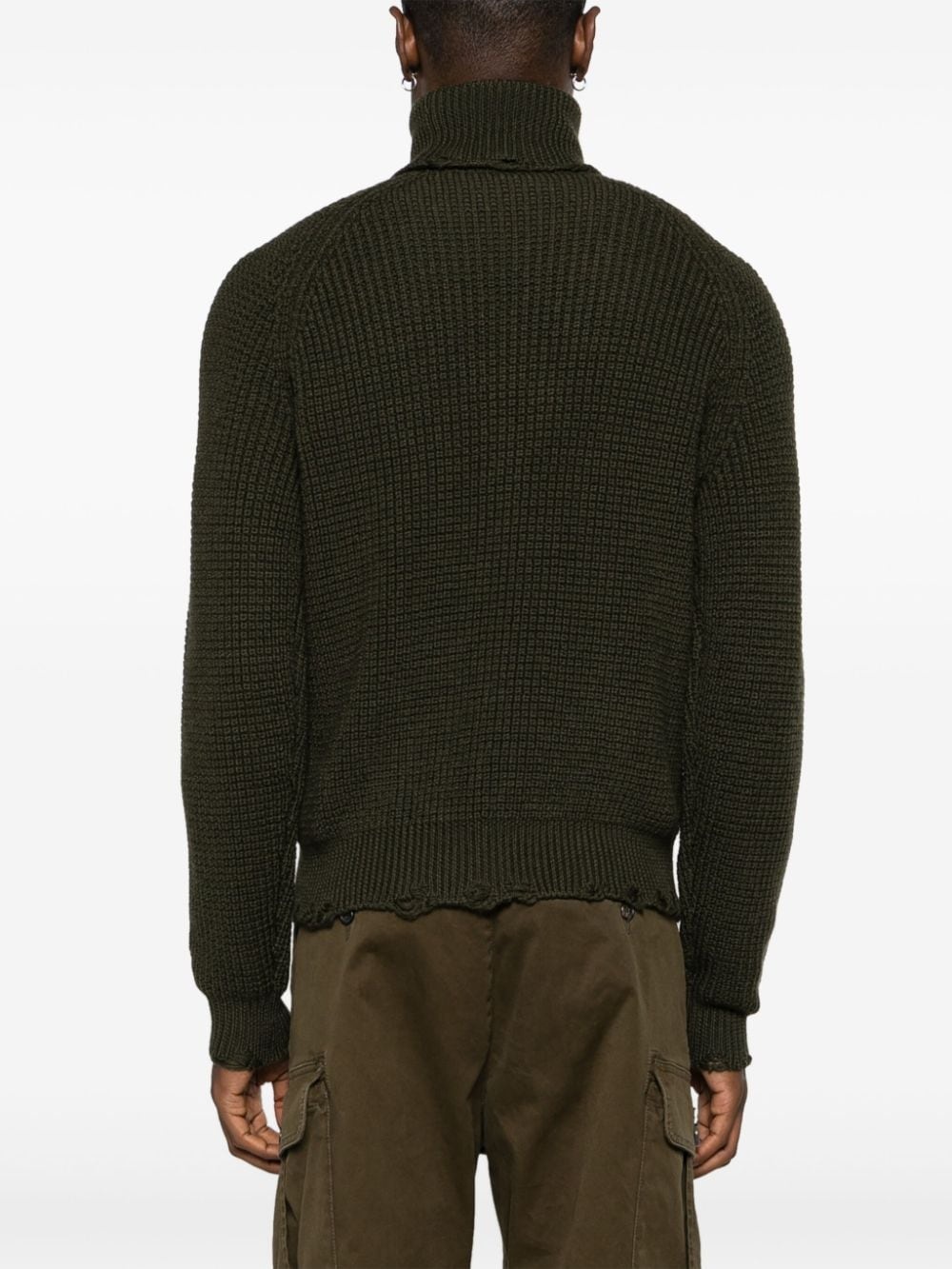 roll-neck wool jumper - 4