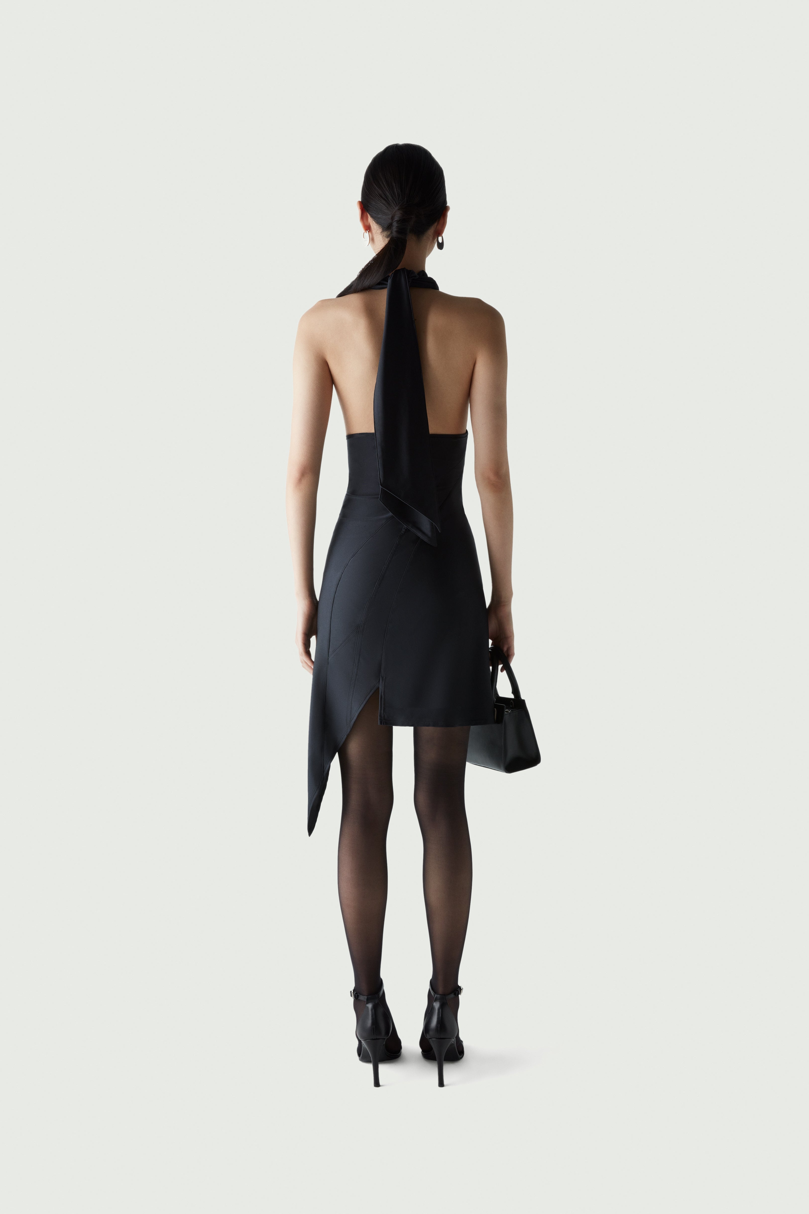 Racing Halterneck Mini Dress - 4