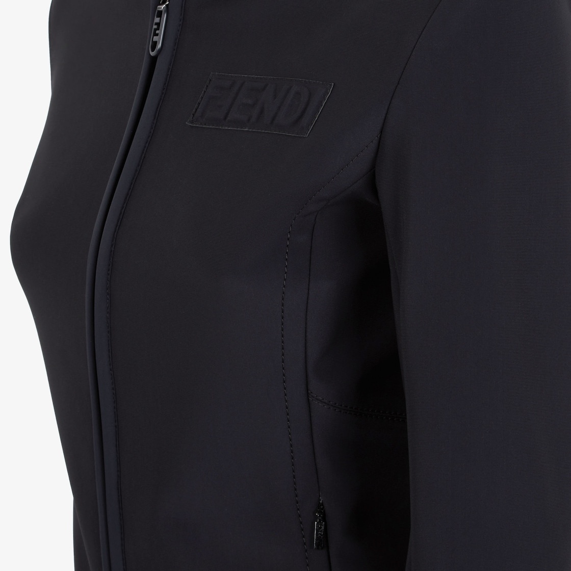 Black tech fabric jacket - 3