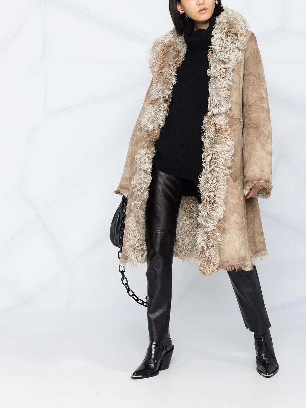 reversible fur coat - 2