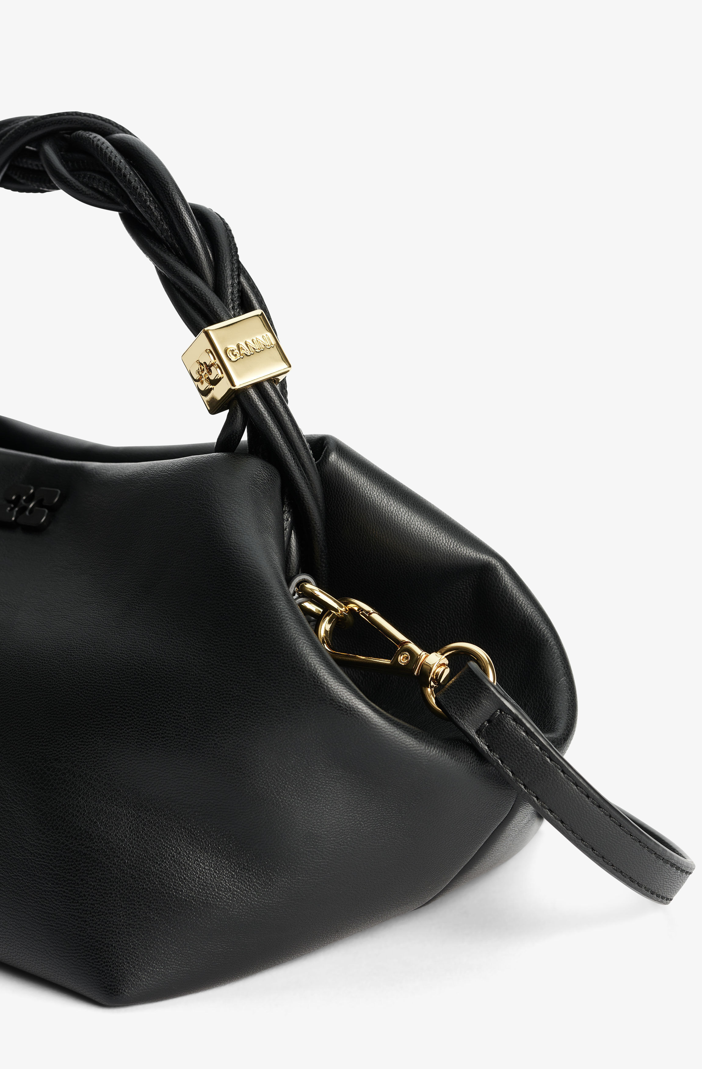 BLACK SMALL GANNI BOU BAG - 4