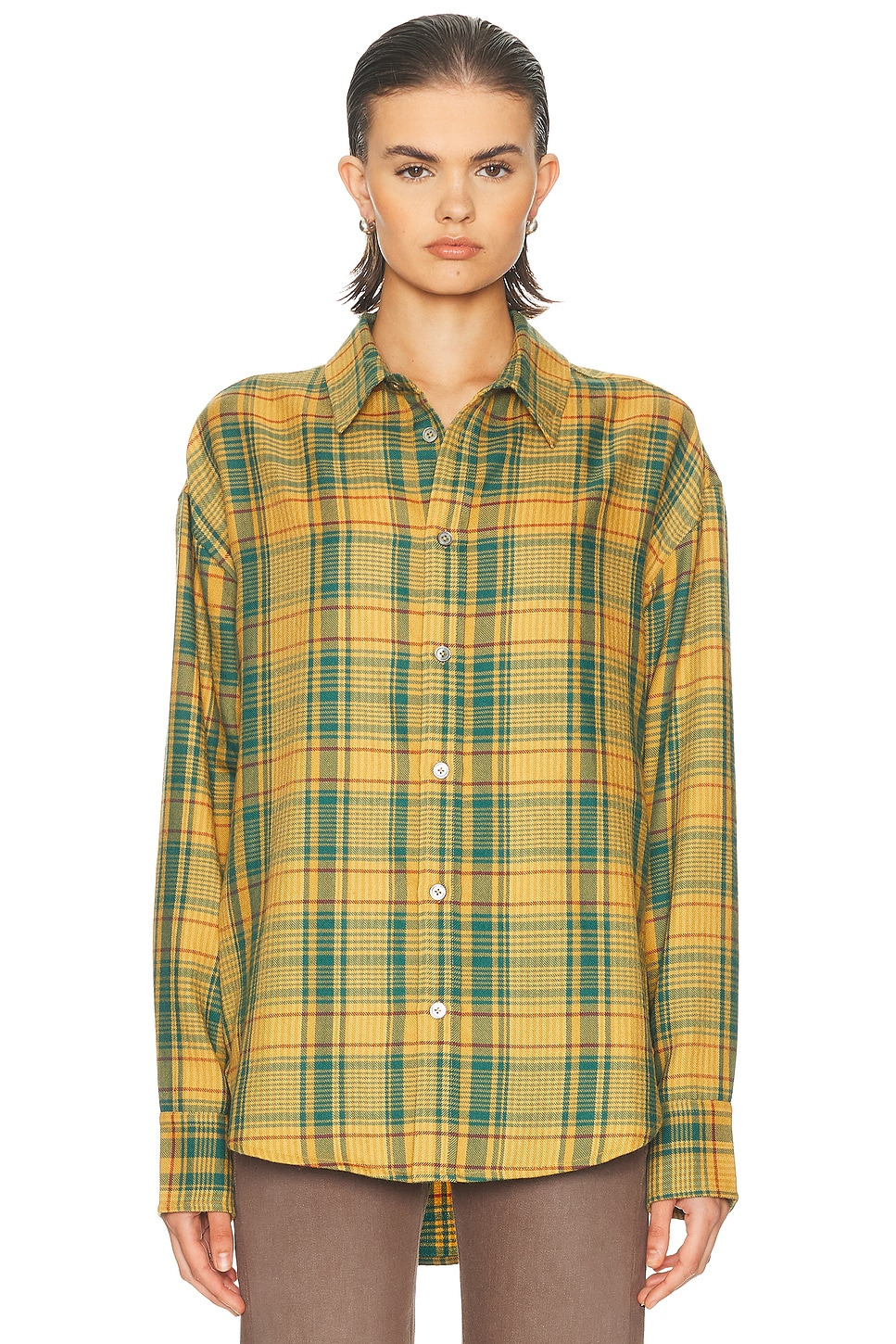 Plaid Big Shirt - 2