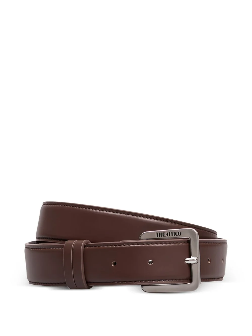 logo buckle belt - 1