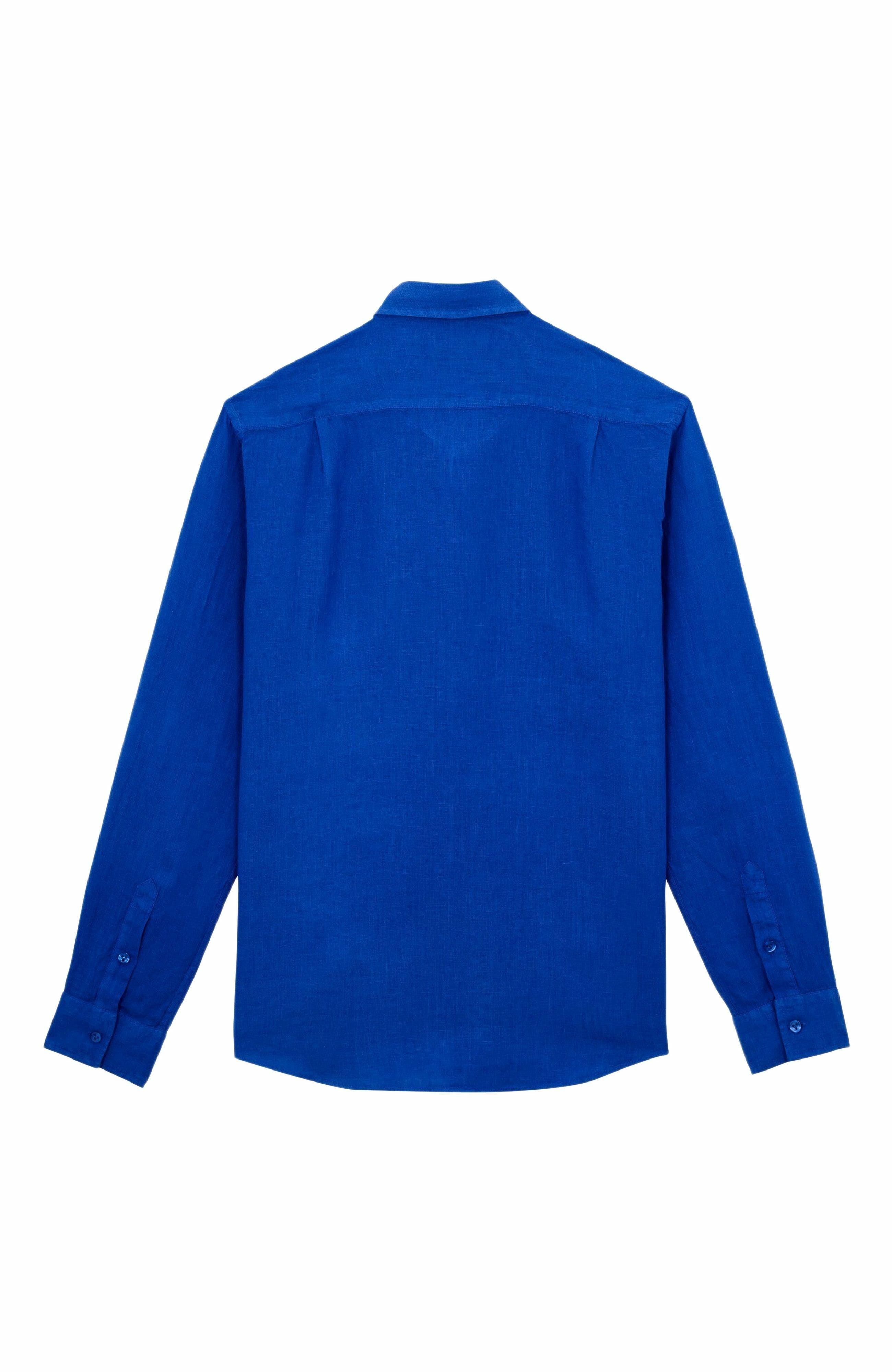 Vilebrequin Men's Solid Linen Shirt in Marrakech at Nordstrom - 3