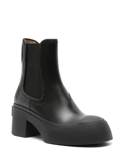 Marni 65mm logo-raised Chelsea boots outlook