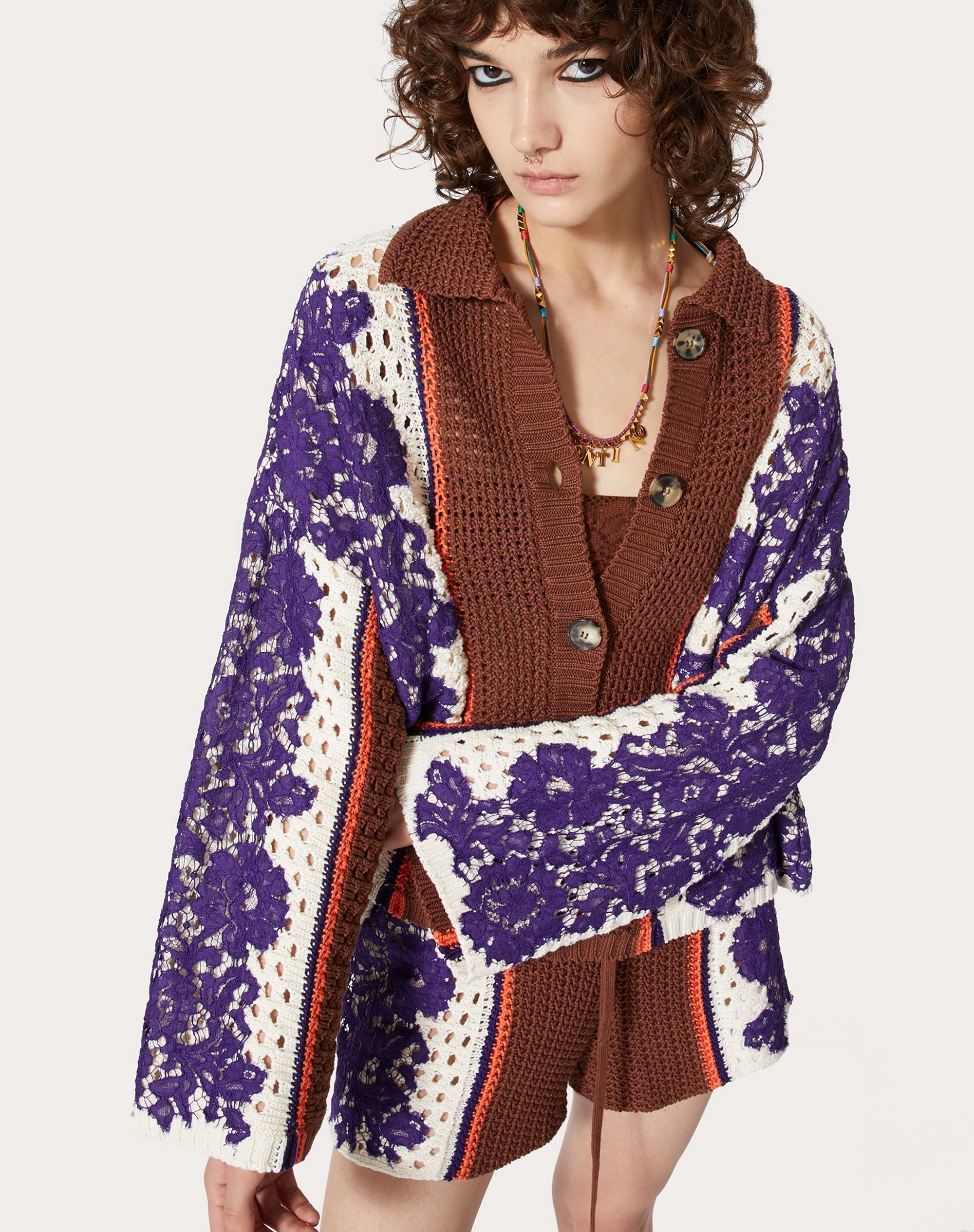 COTTON AND LACE JACKET - 5