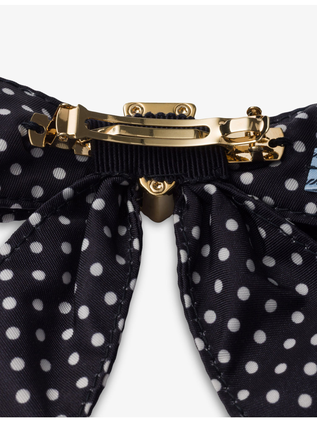 Re-Nylon Brand-Plaque Woven Hair Clip - 2