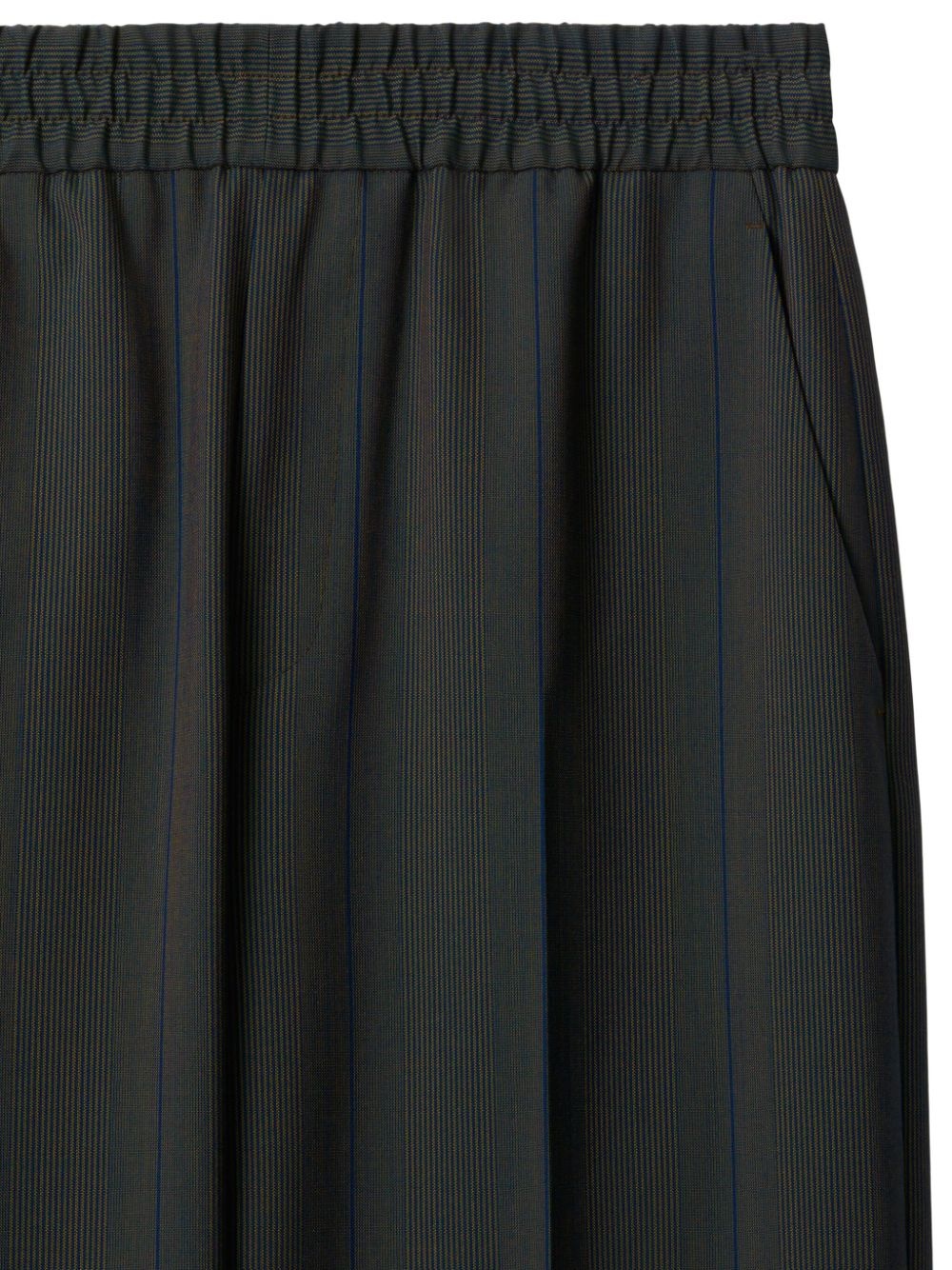 striped straight-leg trousers - 6