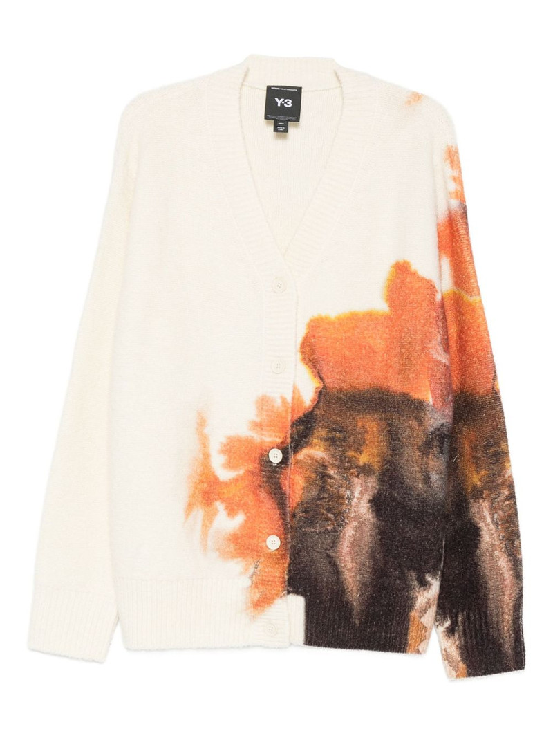 graphic-print cardigan 1