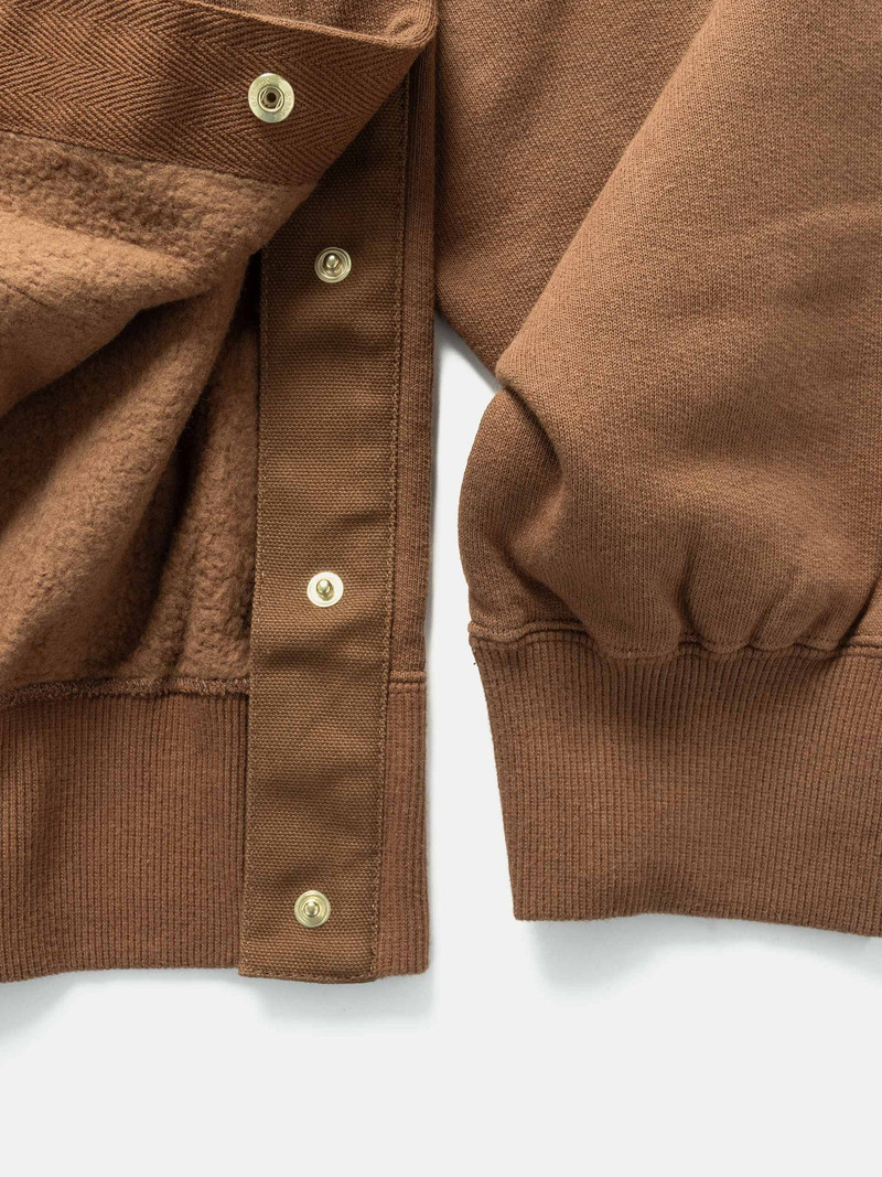 sacai x Carhartt WIP Cotton Jersey Hoodie Dark Beige outlook