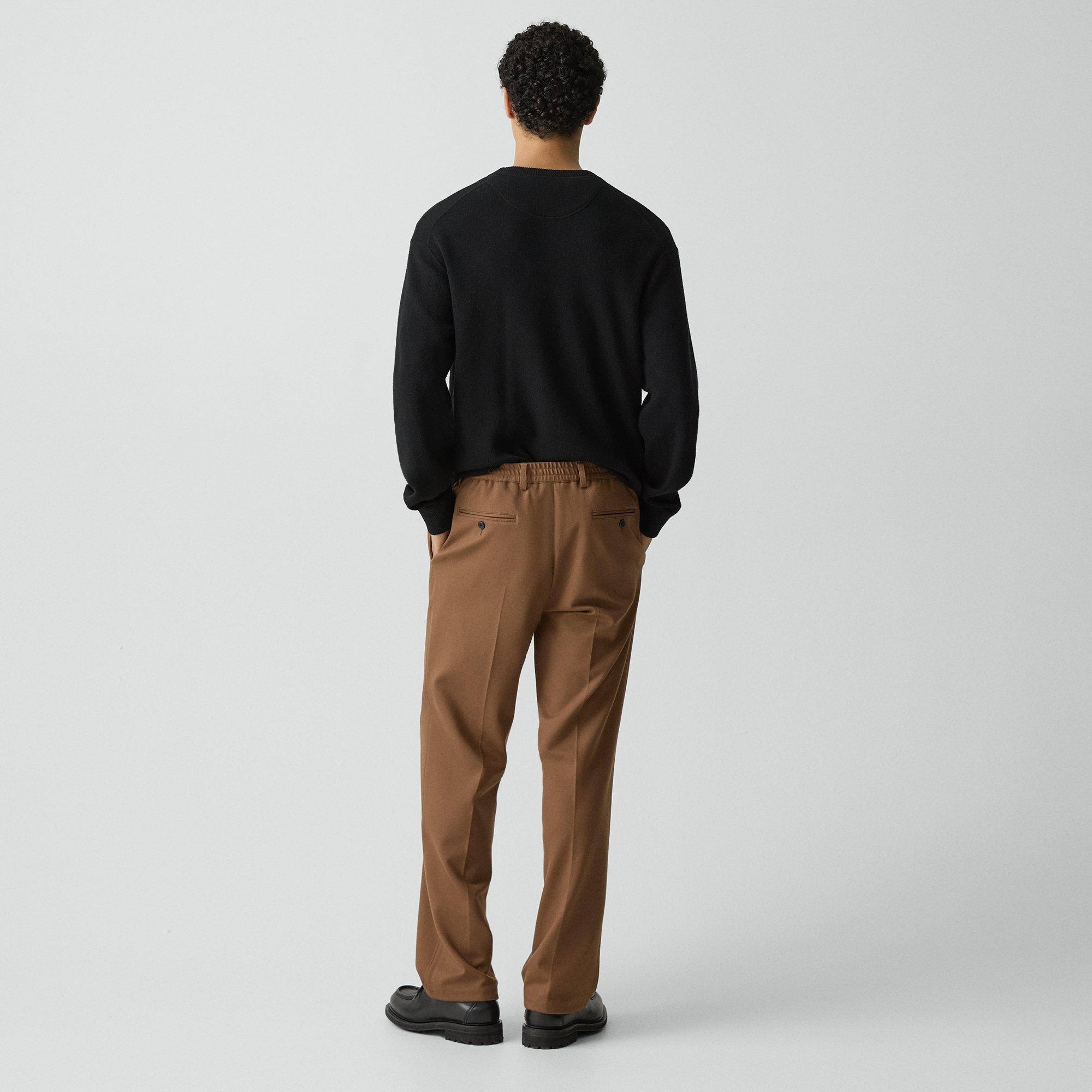 Straight Trouser in Knit Twill - 4