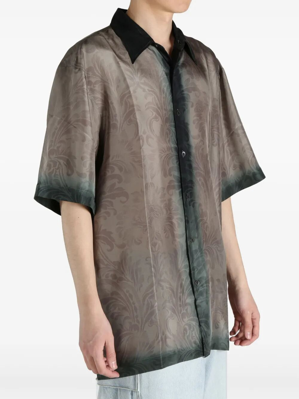Dries Van Noten Men Short Sleeves Cassidye Shirt - 7