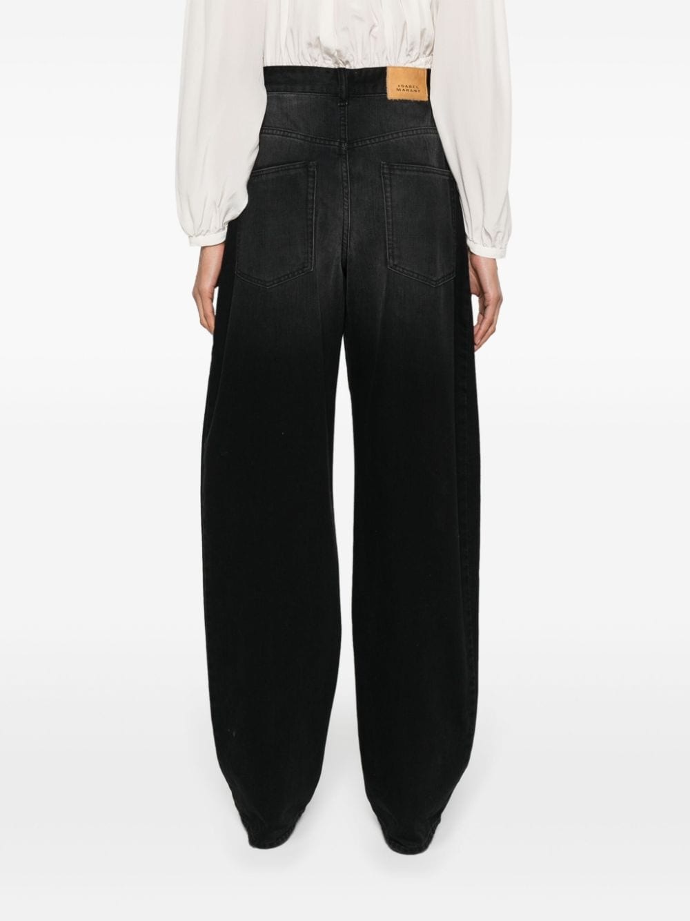 Vetan high-rise wide-leg jeans - 4