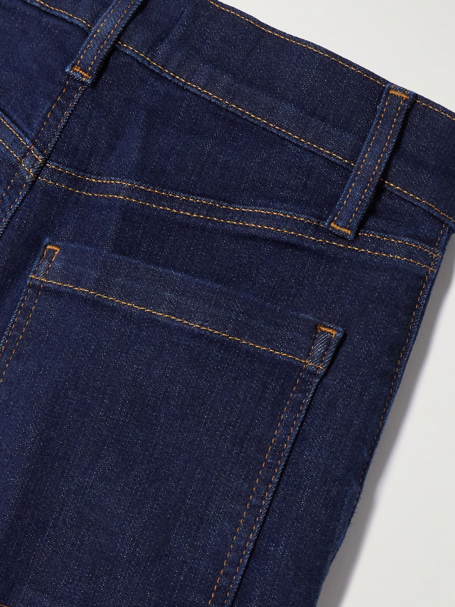 Le Slim Palazzo Modernist Pocket high-rise wide-leg jeans Dark denim - 6