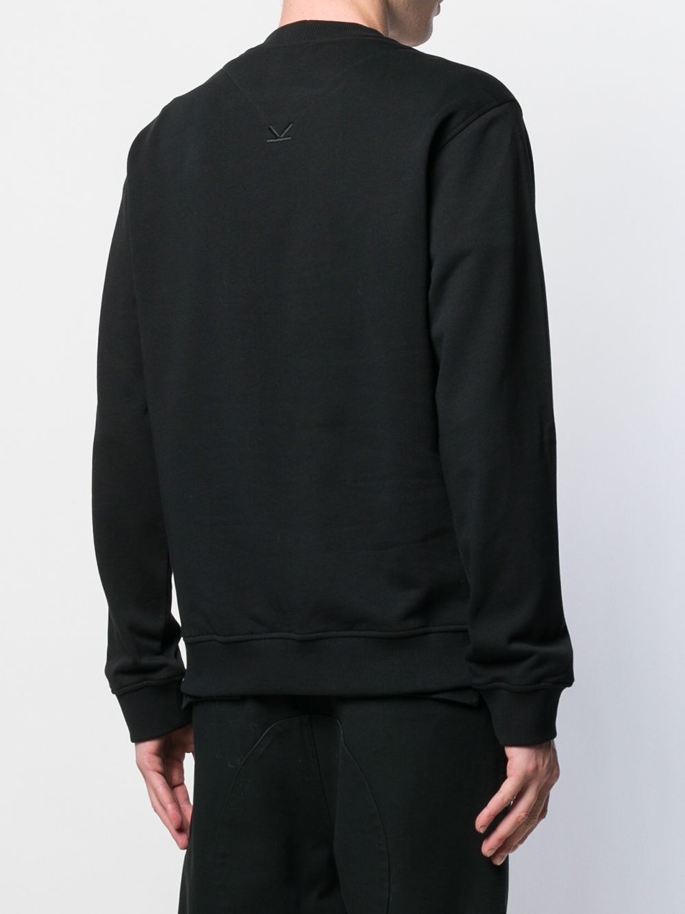 embroidered logo sweatshirt - 4