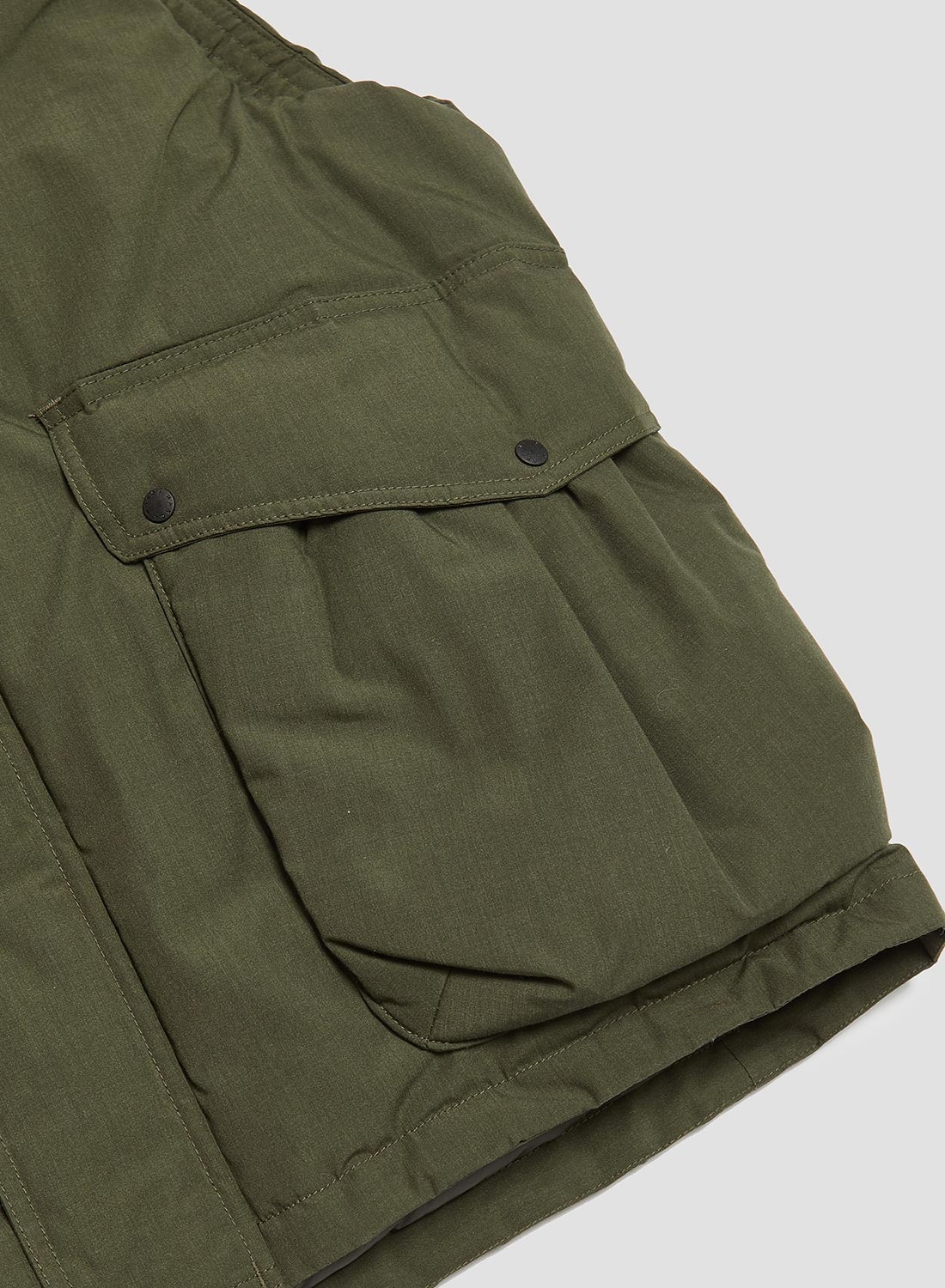 Nanga Hinoc Down Vest in Khaki - 6