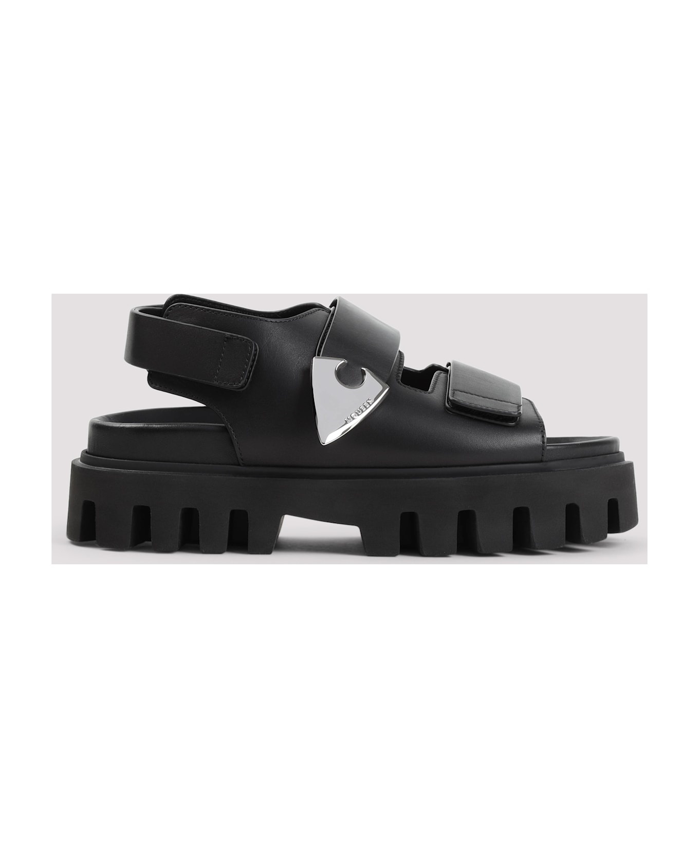 Leather And Rubber Sandals - 3