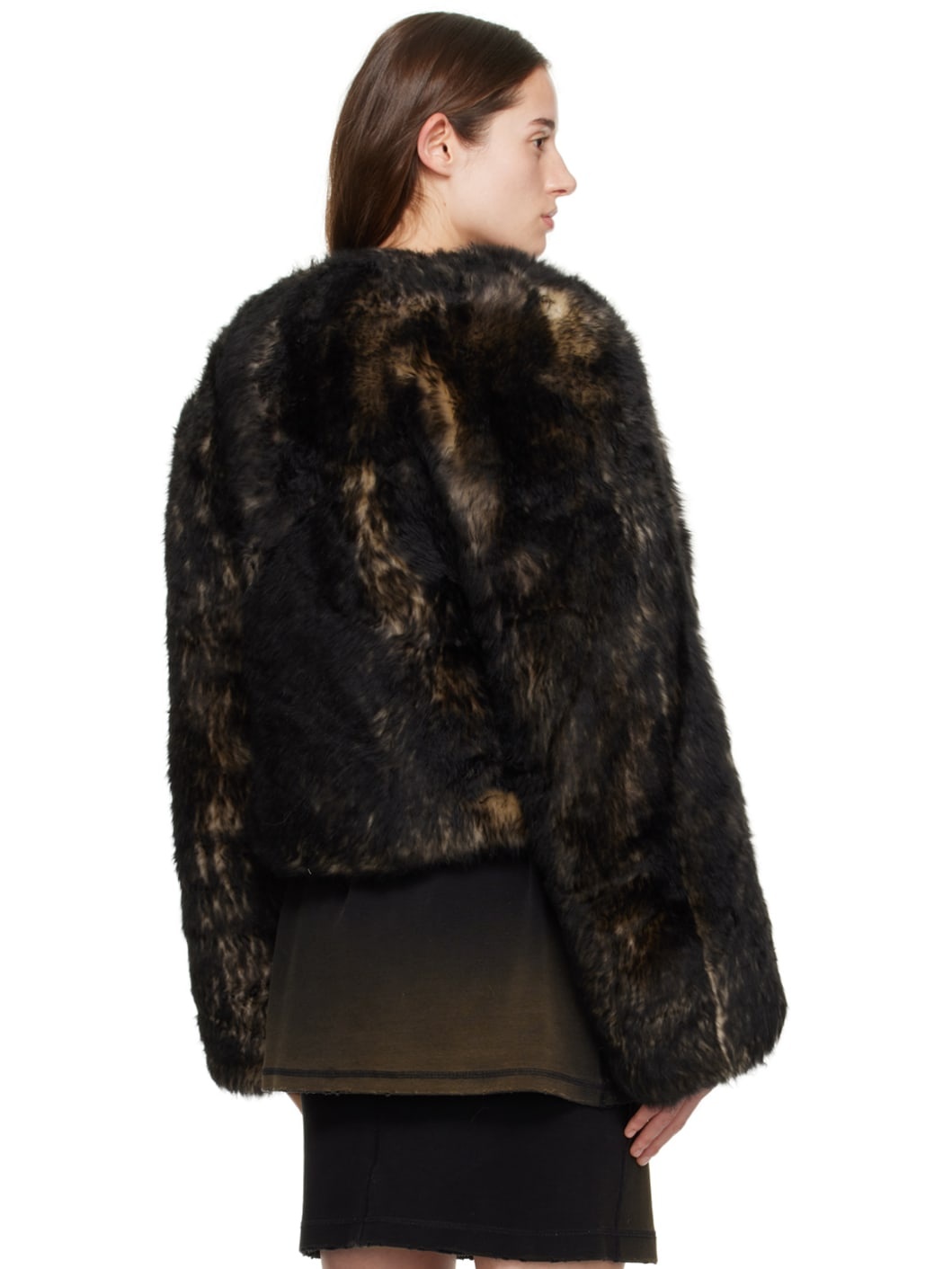 Brown SS1 Shearling Jacket - 3