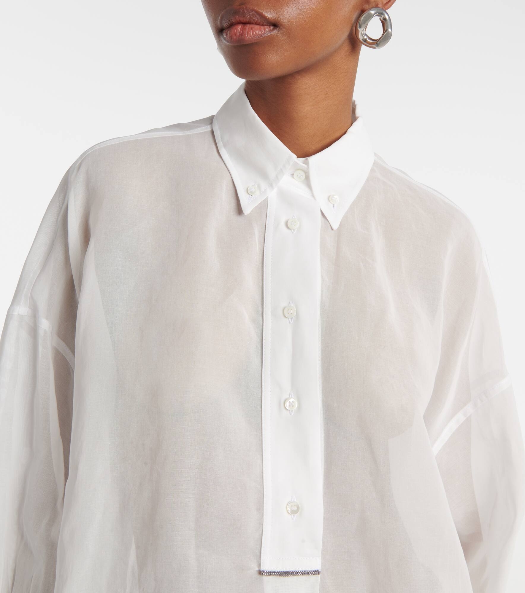 Cotton Oxford shirt - 5