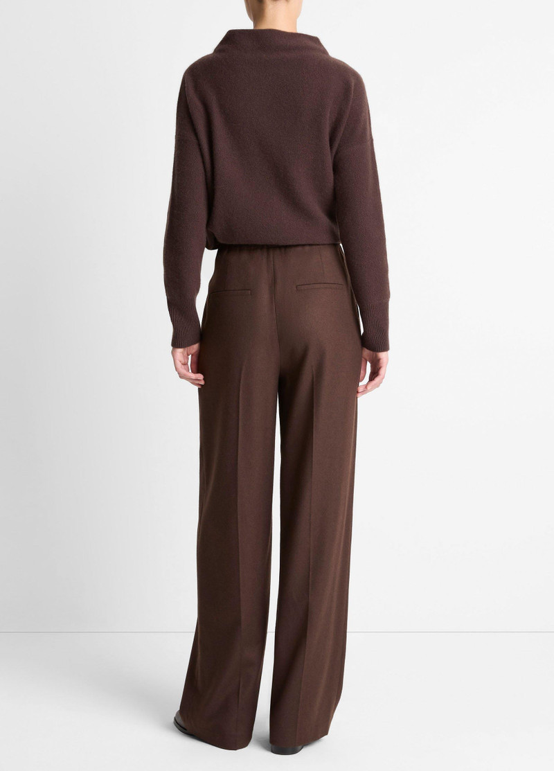 Vince Italian Wool-Blend Pleated Wide-Leg Trouser outlook