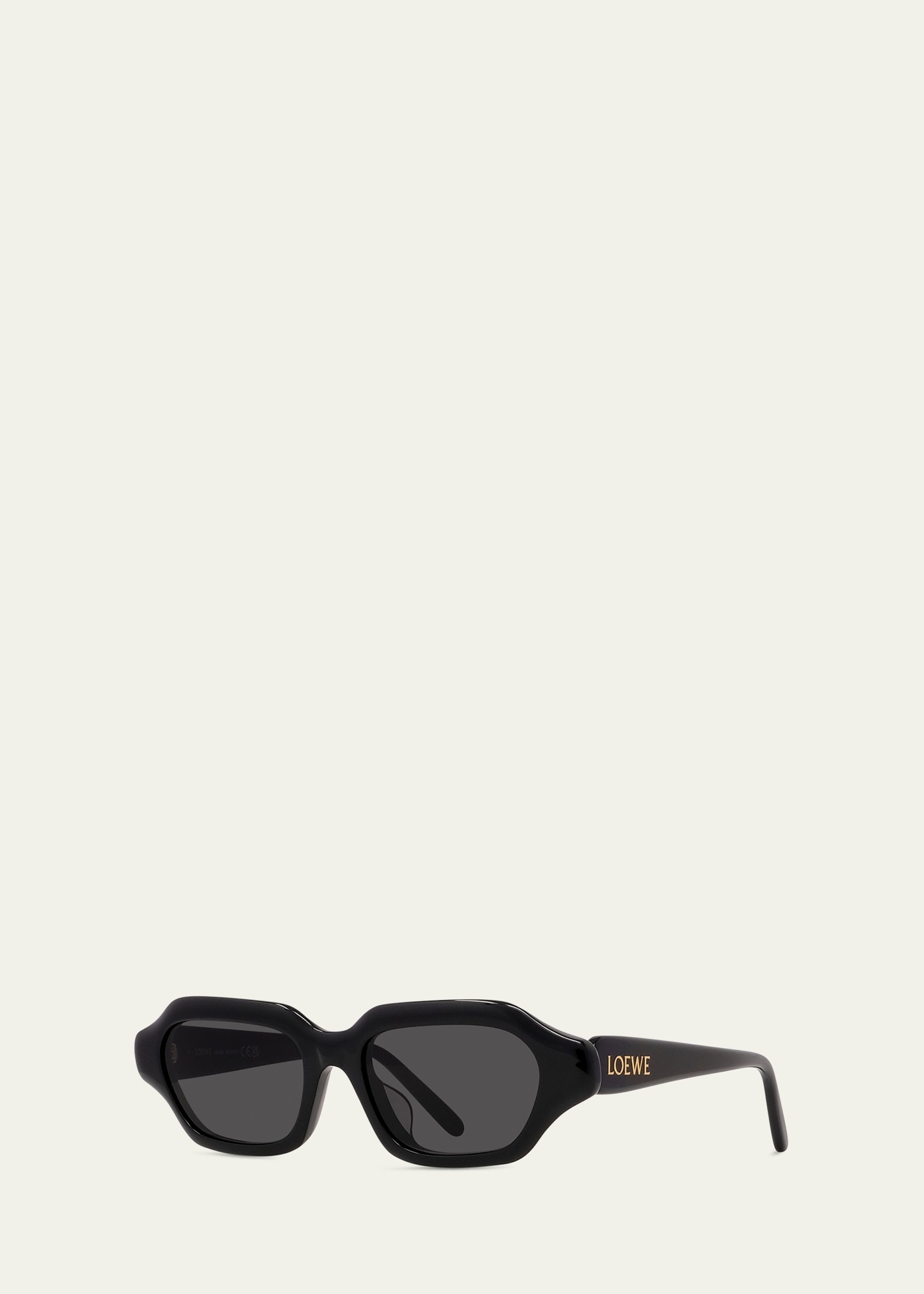 LW40157U Rectangle Acetate Sunglasses - 2