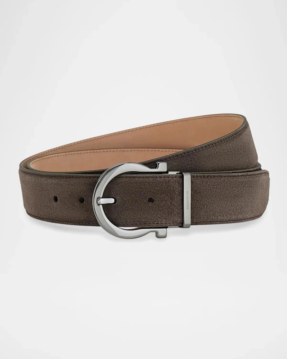 Men's Gancio-Buckle Reversible Leather Belt - 1