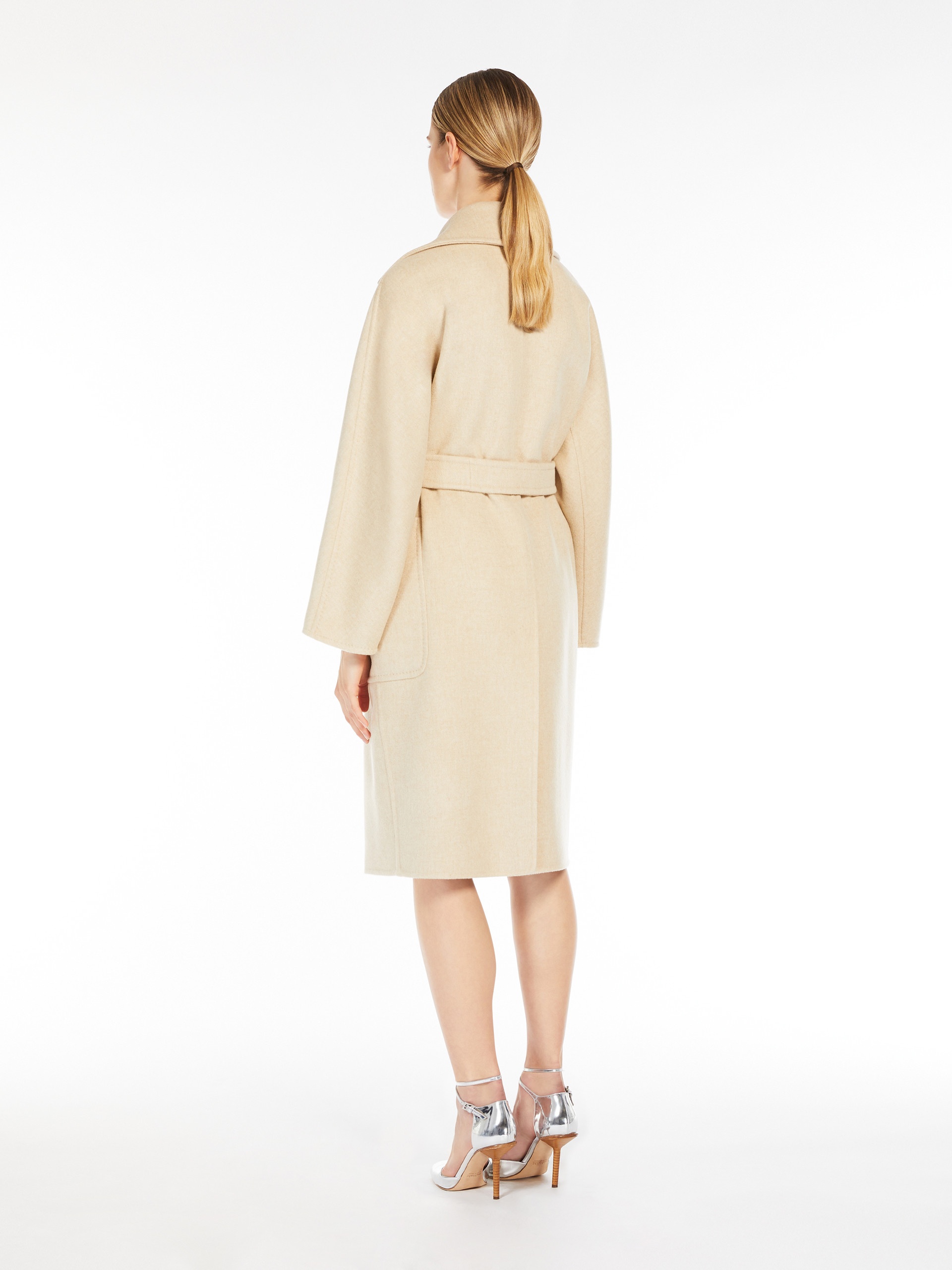 AGOSTO Wool coat with zip - 4