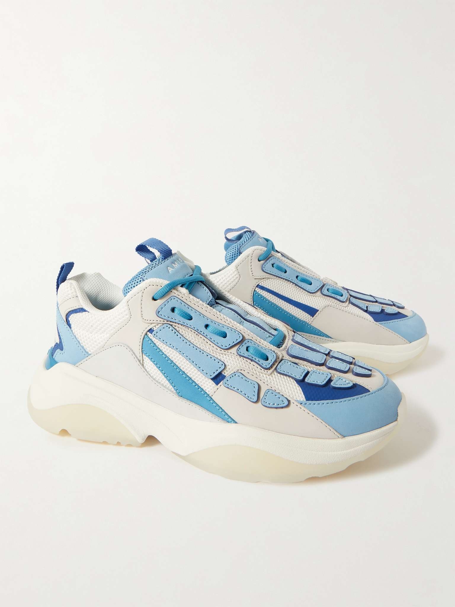 Bone Runner Nubuck-Trimmed Mesh Sneakers - 4