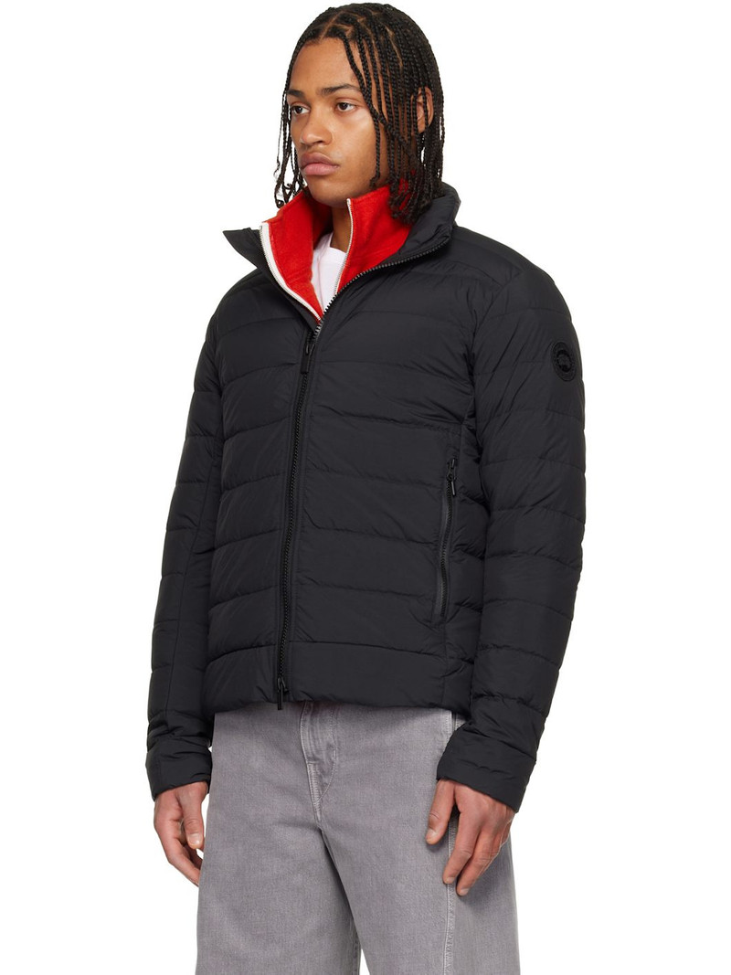Canada Goose Black Crofton EnduraLuxe Down Jacket outlook