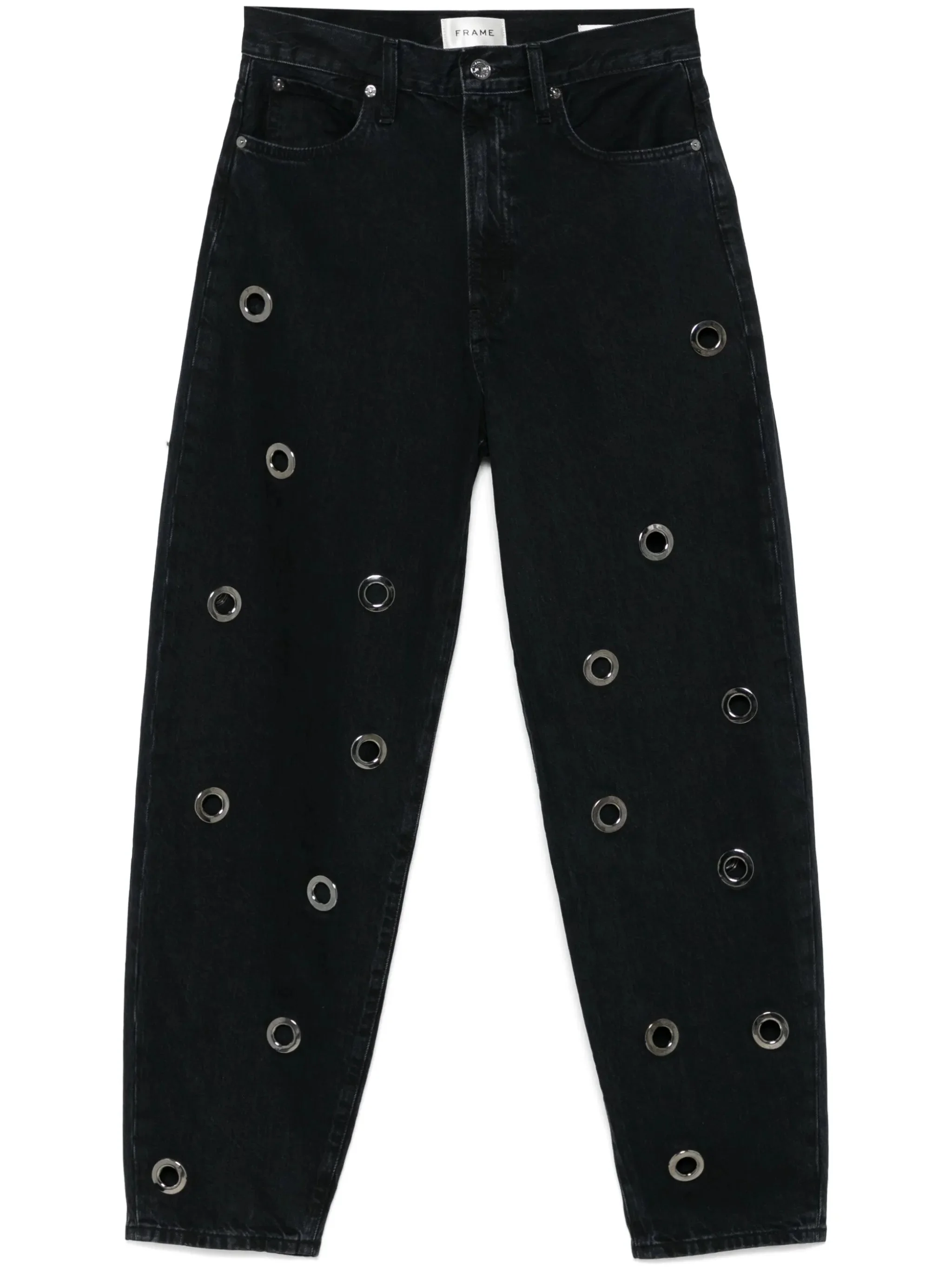 Narrow Grommet jeans - 1