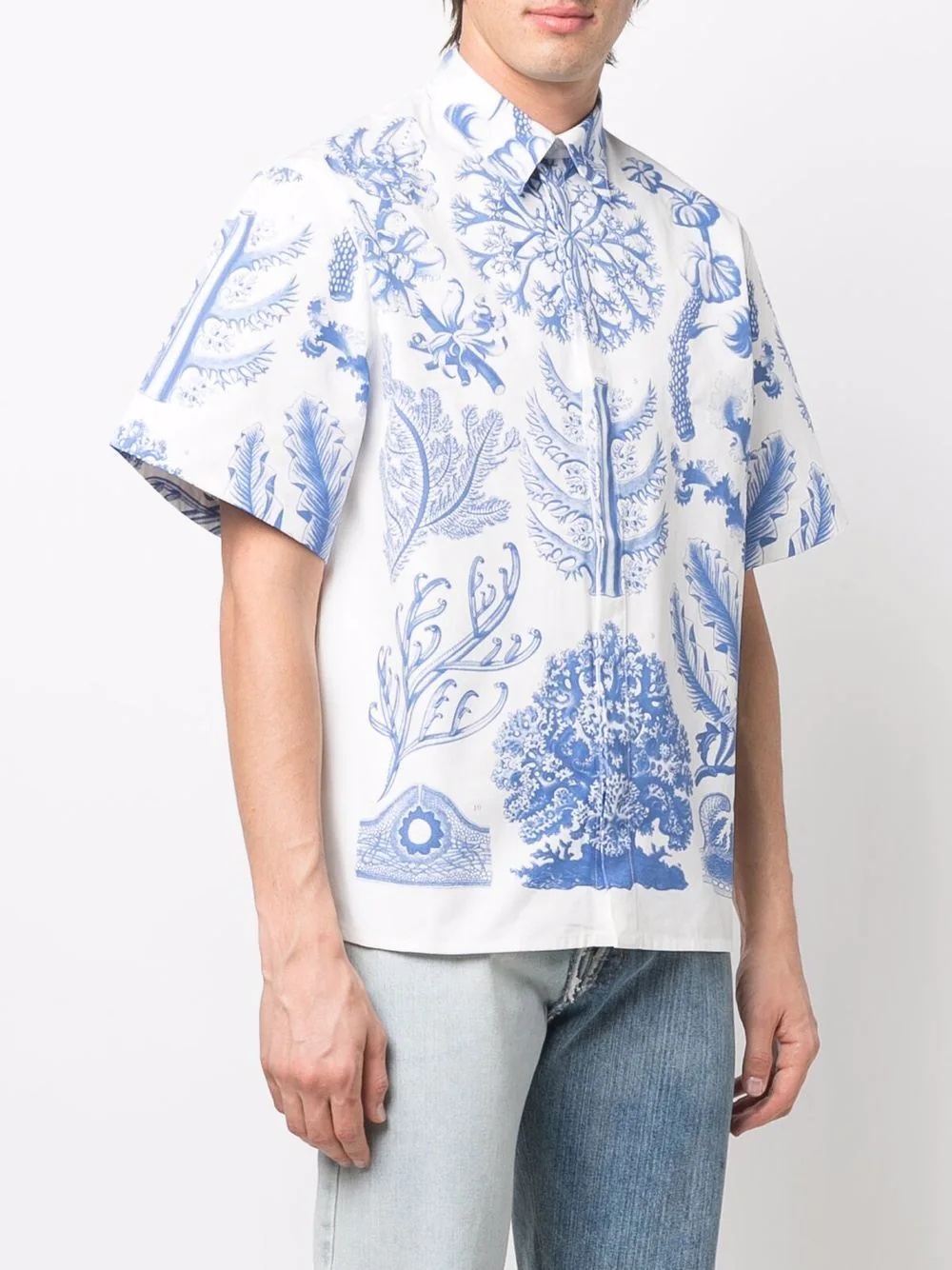 graphic-print cotton shirt - 3