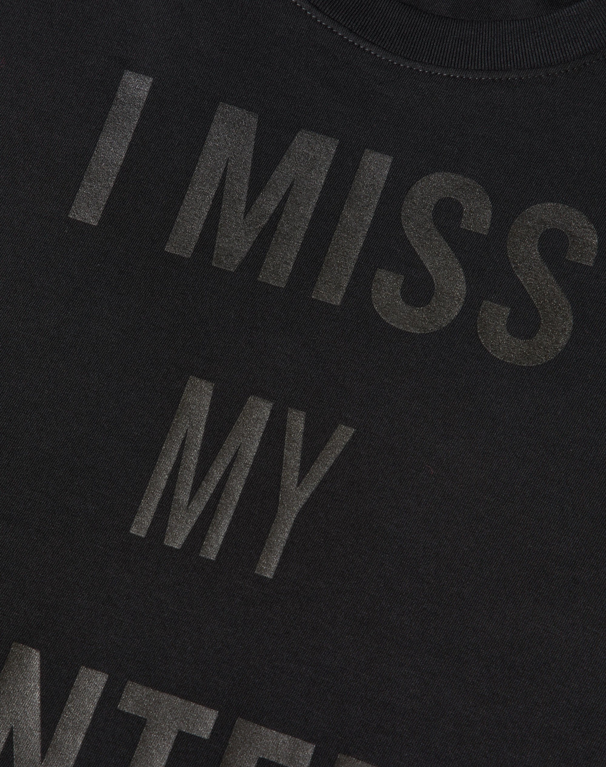 COTTON T-SHIRT WITH « I MISS MY PRE-INTERNET BRAIN » PRINT BY DOUGLAS COUPLAND - 2