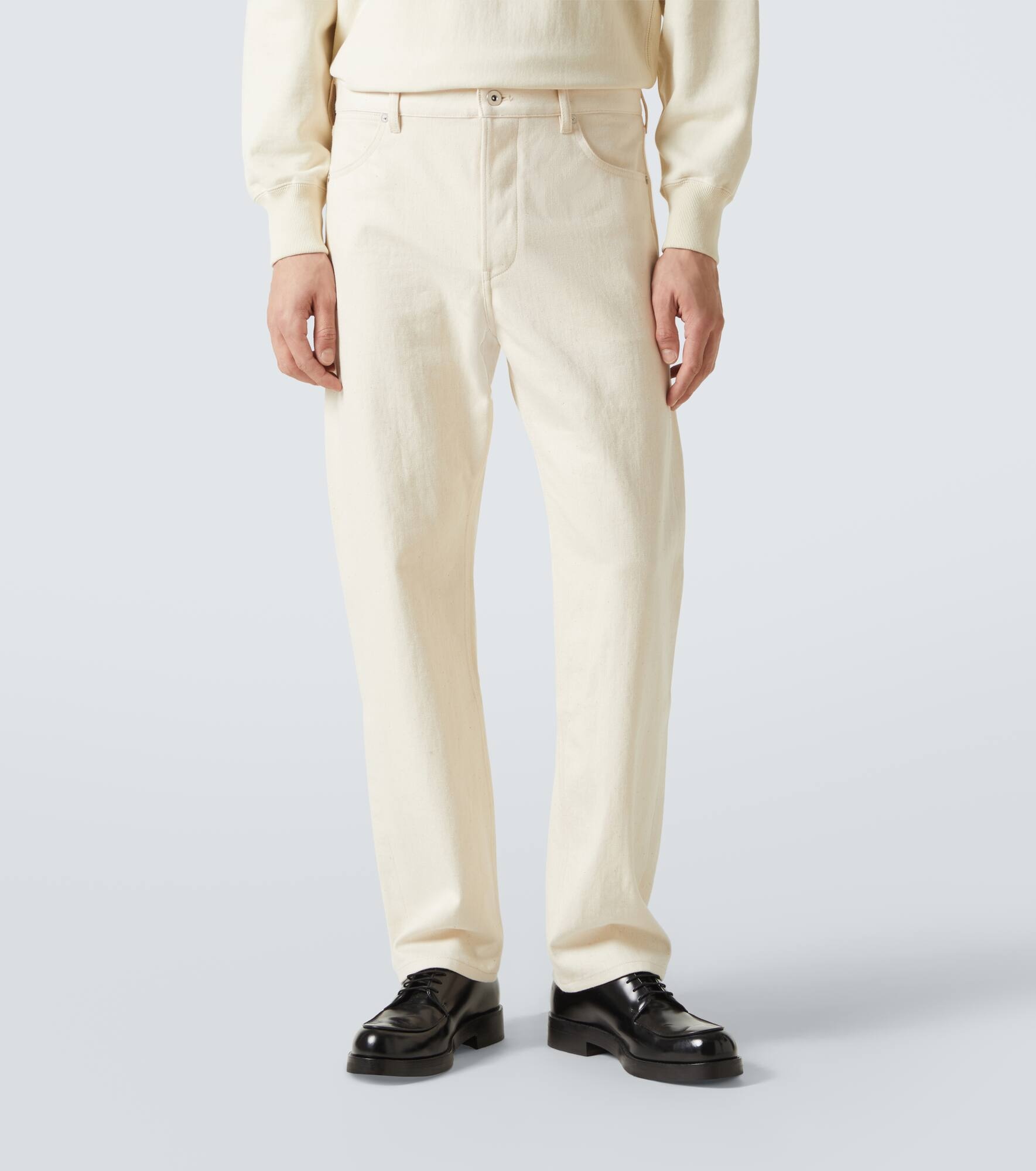 Mid-rise straight jeans - 3