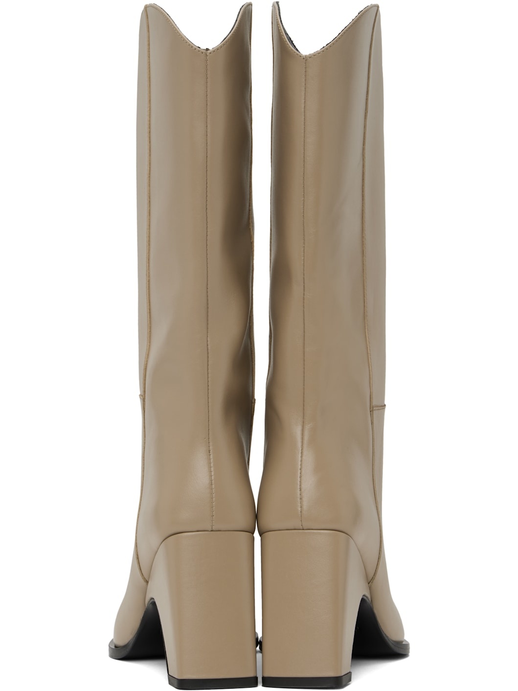 Beige Bridge Cowboy Boots - 2