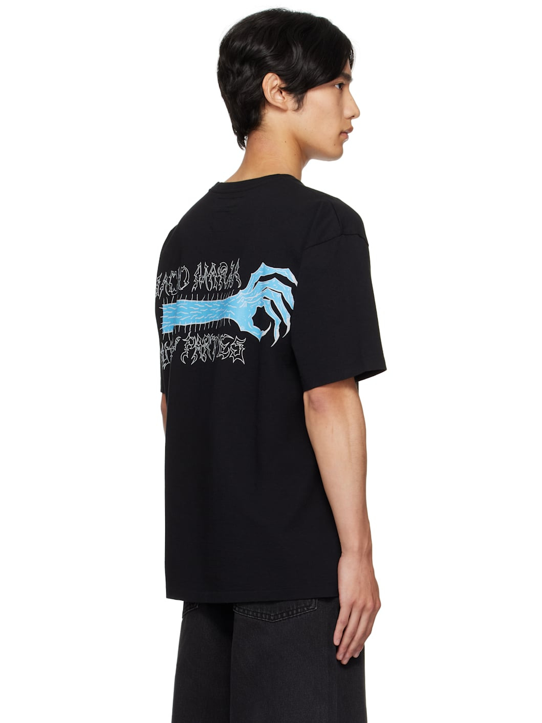 Black NECKFACE Edition Washed Heavy T-shirt - 3