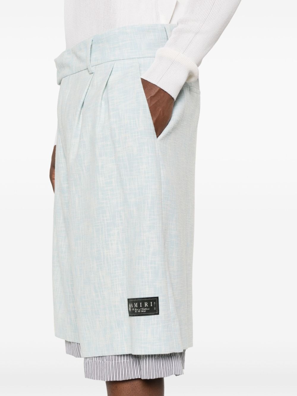 layered bermuda shorts - 5